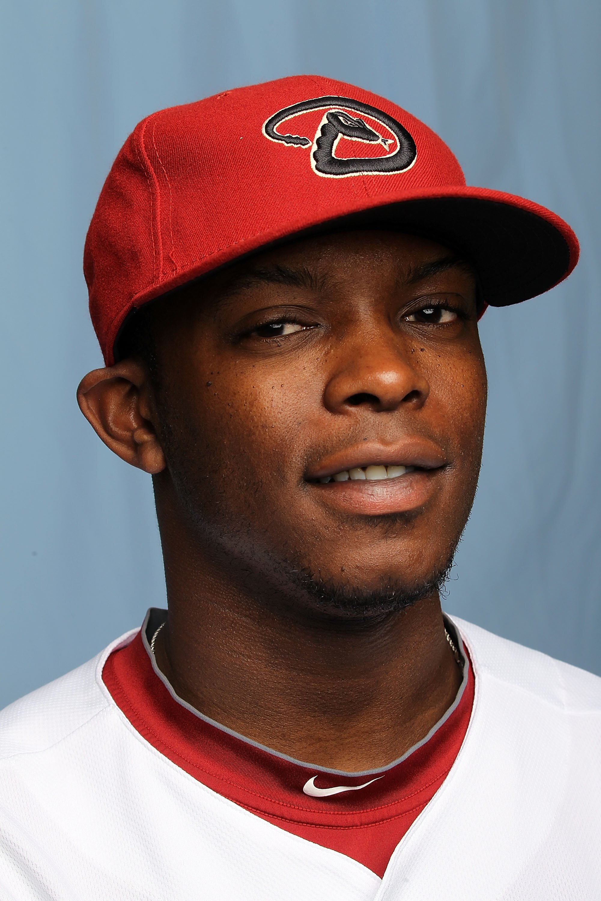 TUCSON, AZ - FEBRUARY 27:  Justin Upton of the Arizona Diamondbacks poses for a photo during Spring Training Media Photo Day at Tucson Electric Park on February 27, 2010 in Tucson, Arizona.  (Photo by Ronald Martinez/Getty Images)