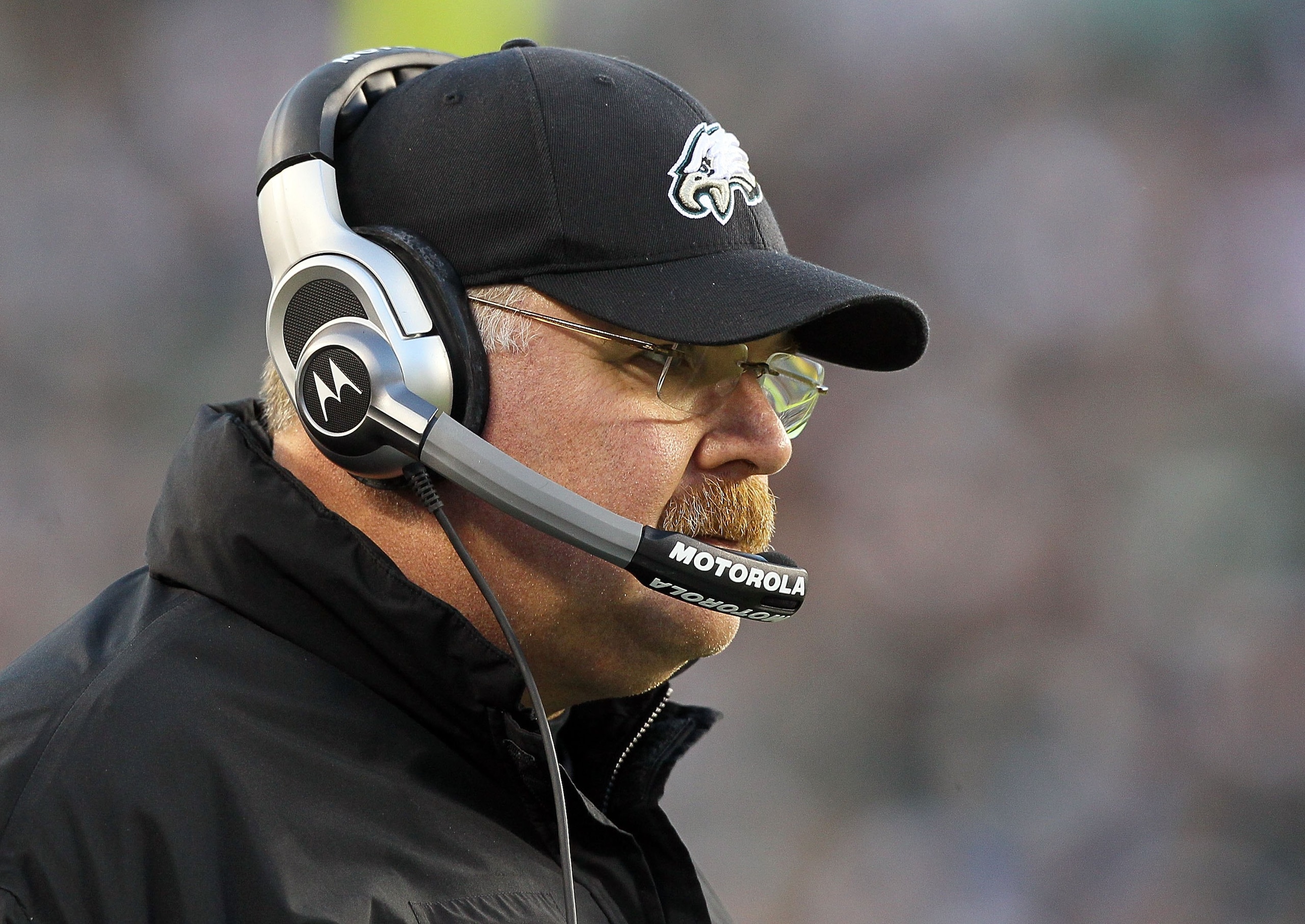 PHILADELPHIA - NOVEMBER 07:  Head coach Andy Reid of the Philadelphia Eagles against the Indianapolis Colts on November 7, 2010 at Lincoln Financial Field in Philadelphia, Pennsylvania.  (Photo by Jim McIsaac/Getty Images)