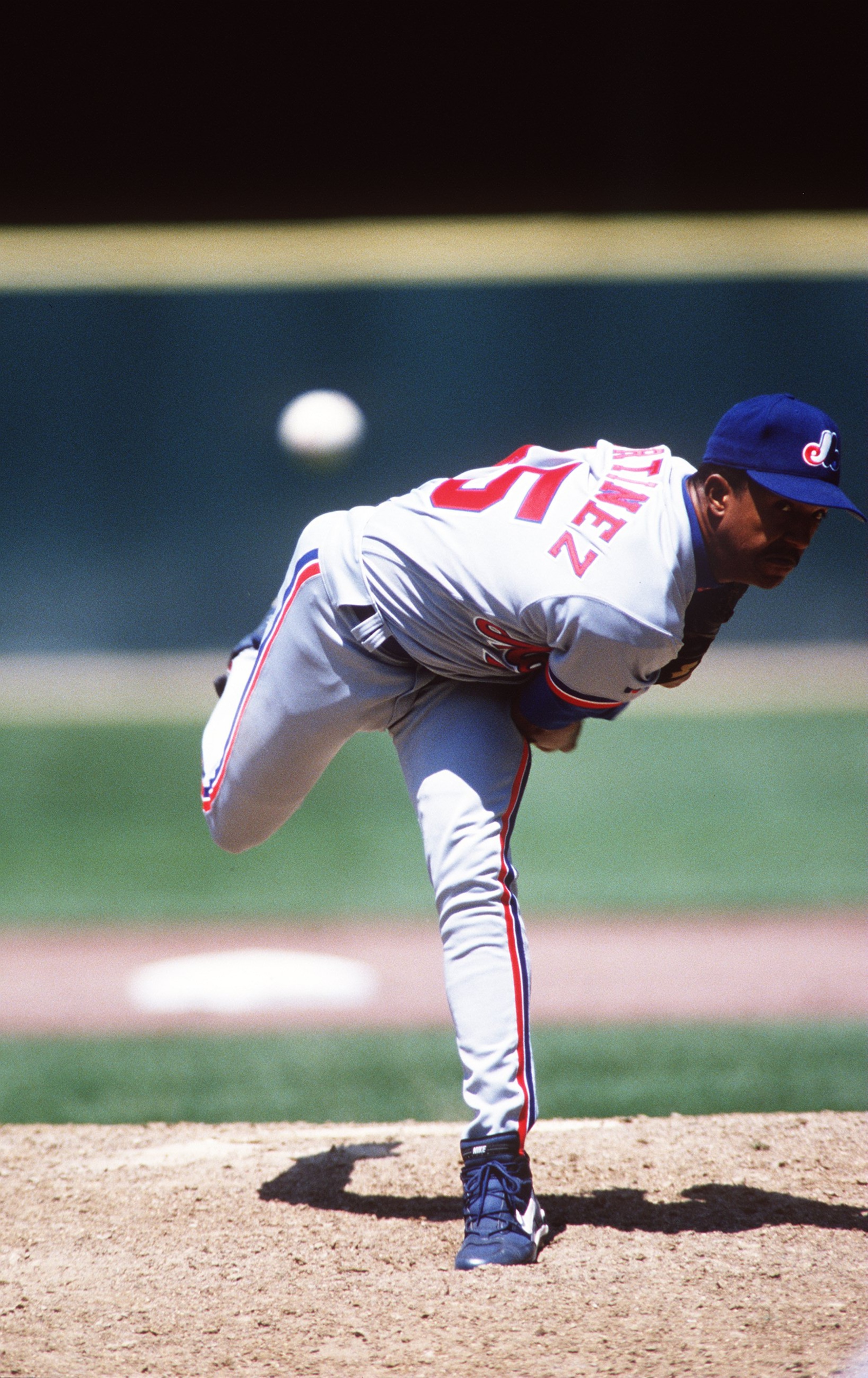 22 May 1996:  Pedro Martinez of the Montreal Expos pitches against the San Francisco Giants during a 4-3 Expos win at 3Com Park in San Francisco, CA. Mandatory Credit: Otto Greule/ALLSPORT