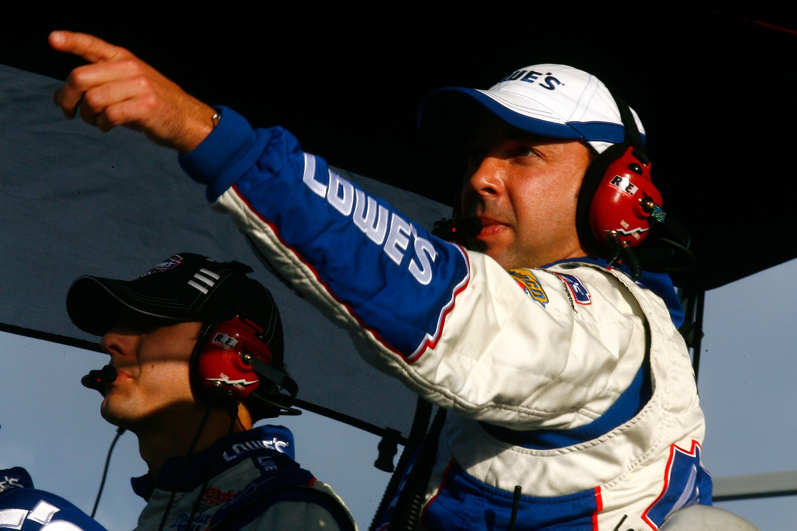 HOMESTEAD, FL - NOVEMBER 21:  Chad Knaus , crew chief for Jimmie Johnson, driver of the #48 Lowe's Chevrolet, looks on during the NASCAR Sprint Cup Ford 400 at Homestead-Miami Speedway on November 21, 2010 in Homestead, Florida.  (Photo by Jason Smith/Get