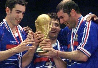 World Cup winner Pires (left)