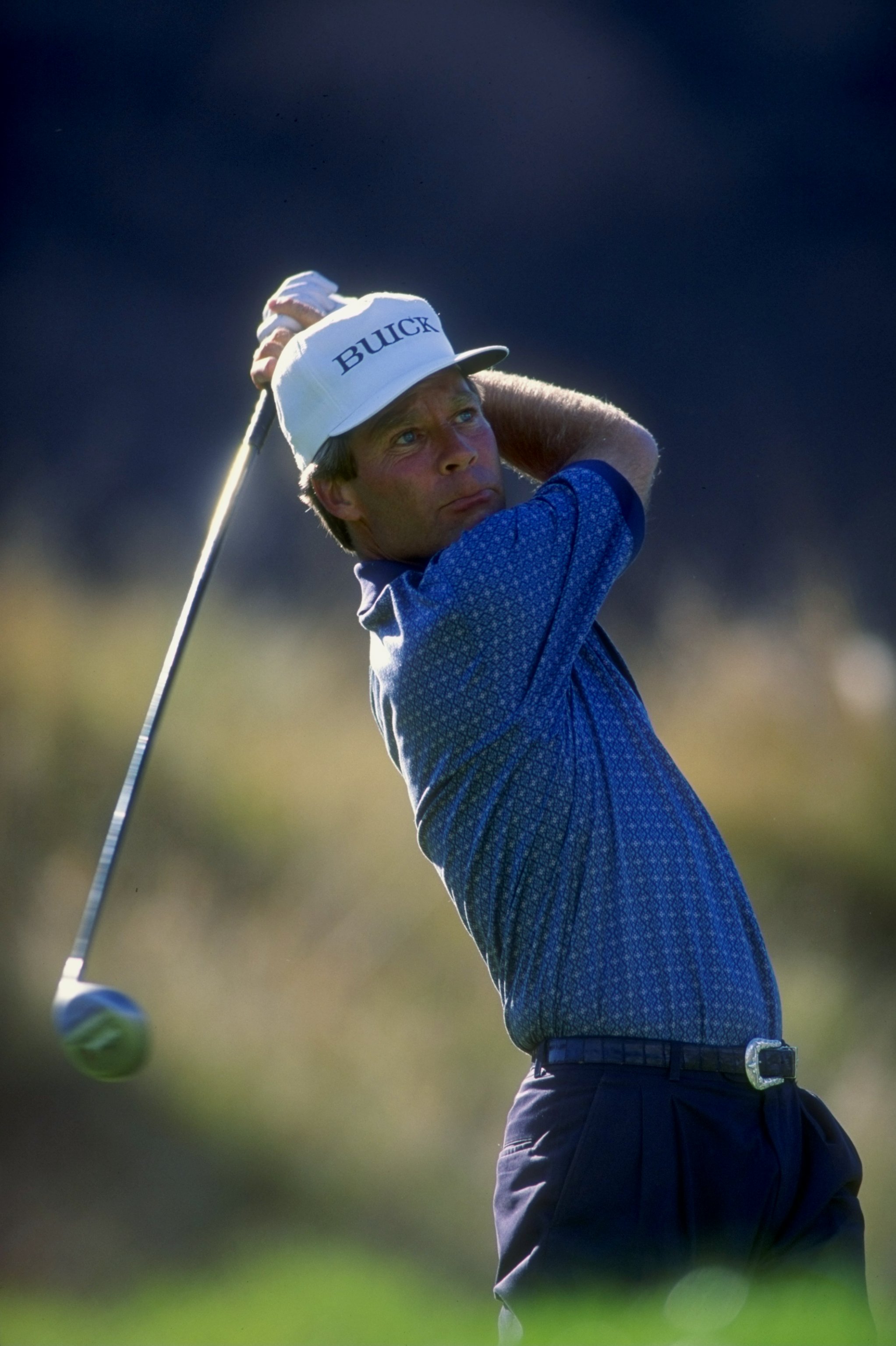 Nov  1993:  Ben Crenshaw swings during the Shark Shootout at Sherwood Country Club in Thousand Oaks, California. Mandatory Credit: Gary Newkirk  /Allsport