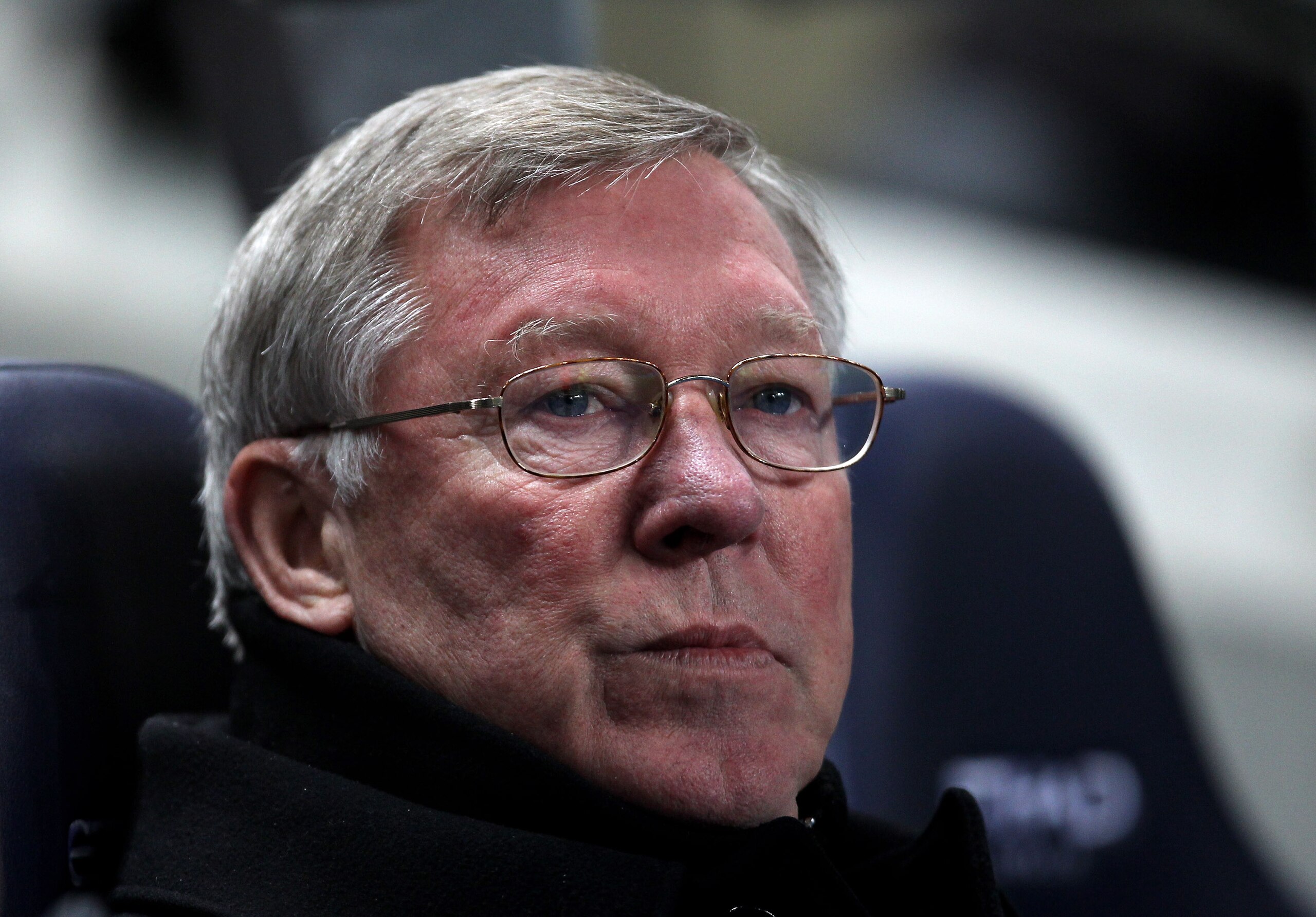 MANCHESTER, UNITED KINGDOM - NOVEMBER 10:   Manchester United Manager Sir Alex Ferguson looks on prior to the Barclays Premier League match between Manchester City and Manchester United at the City of Manchester Stadium on November 10, 2010 in Manchester,