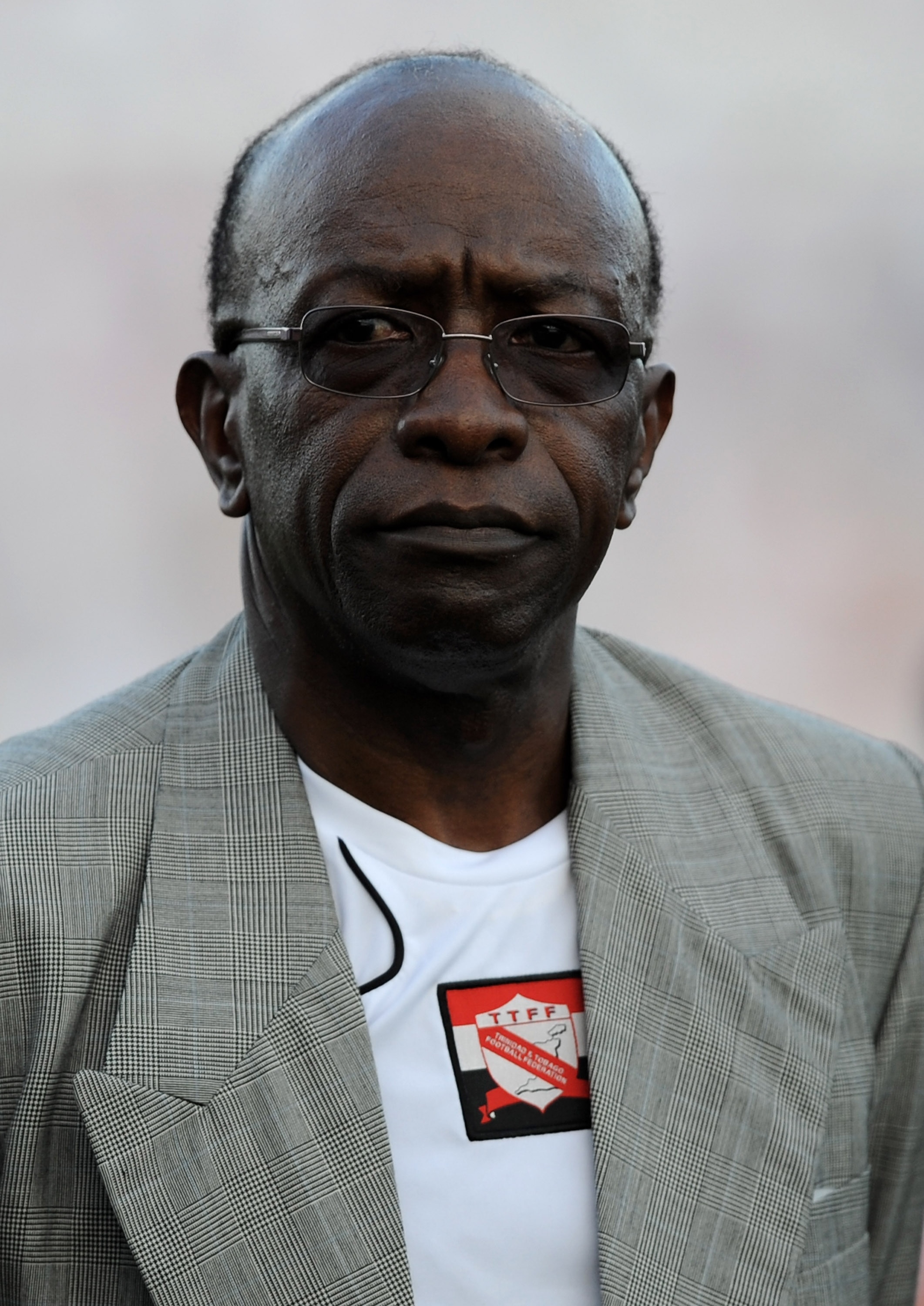 PORT-OF-SPAIN, TRINIDAD AND TOBAGO - JUNE 01:  Jack Warner, the CONCACAF president and vice president of FIFA is seen before the international friendly between Trinidad & Tobago and England at the Hasely Crawford Stadium on June 1, 2008 in Port of Spain,