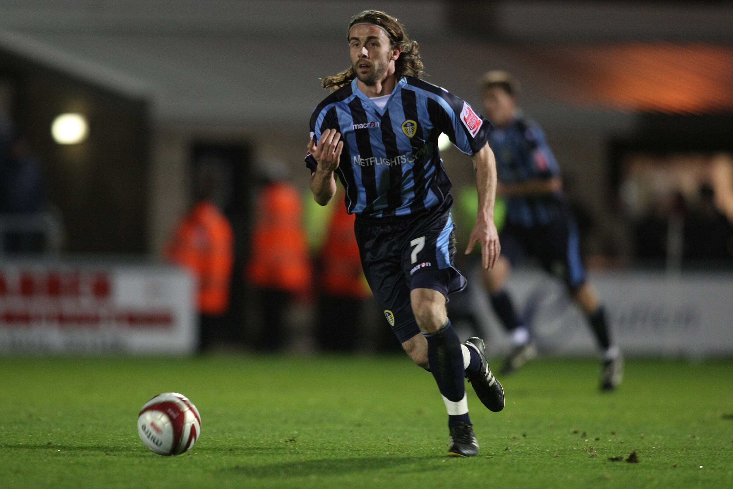 NORTHAMPTON, UNITED KINGDOM - NOVEMBER 25 :  David Prutton of Leeds United in action during the Coca Cola League One Match between Northampton Town and Leeds United at Sixfields Stadium on November 25, 2008 in Northampton, England. (Photo by Pete Norton/G