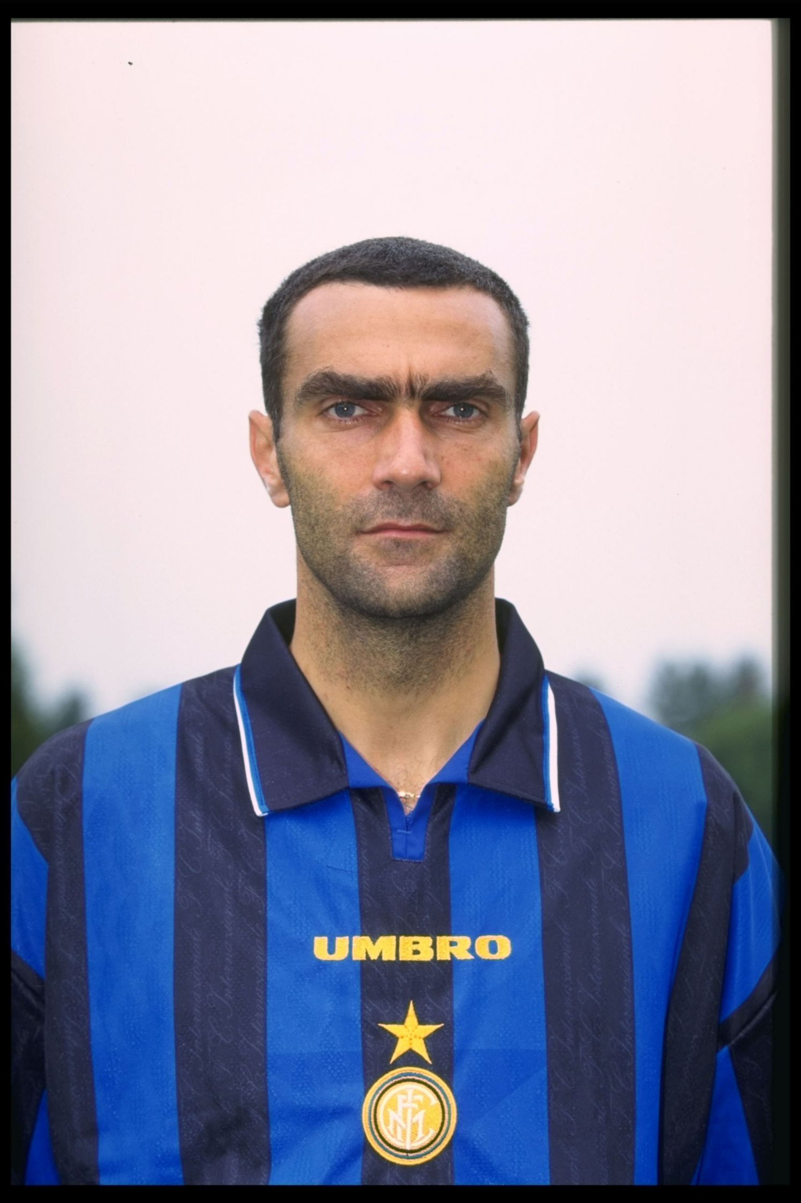 Aug 1996: A portrait of Giuseppe Bergomi of Inter Milan taken during the club photocall. Mandatory Credit: Allsport Aug 1996: A portrait of Giuseppe Bergomi of Inter Milan taken during the club photocall. Mandatory Credit: Allsport