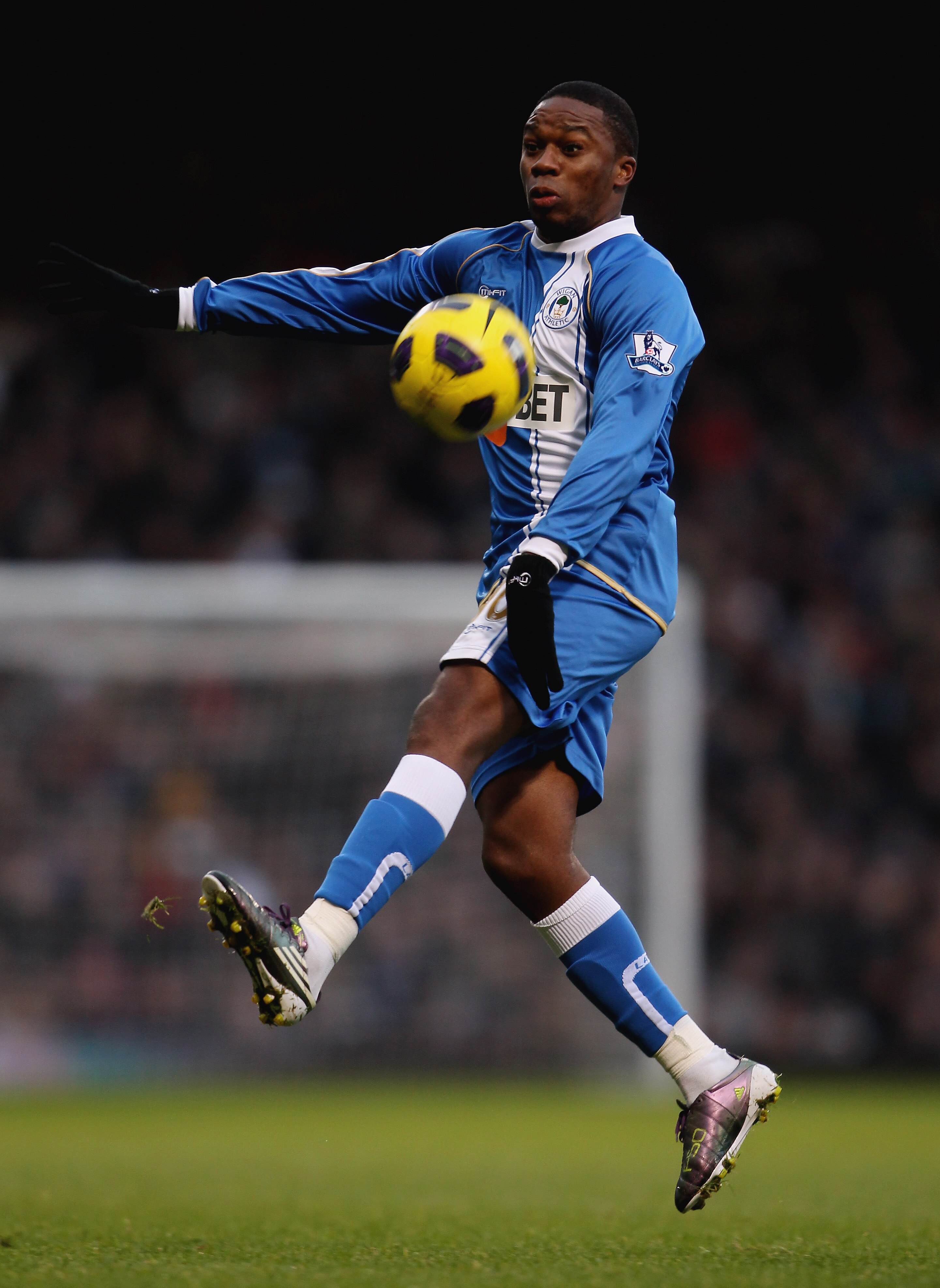 LONDON, ENGLAND - NOVEMBER 27: Charles N'Zogbia of Wigan in action during the Barclays Premier League match between West Ham United and Wigan Athletic at Boleyn Ground on November 27, 2010 in London, England.  (Photo by Scott Heavey/Getty Images)