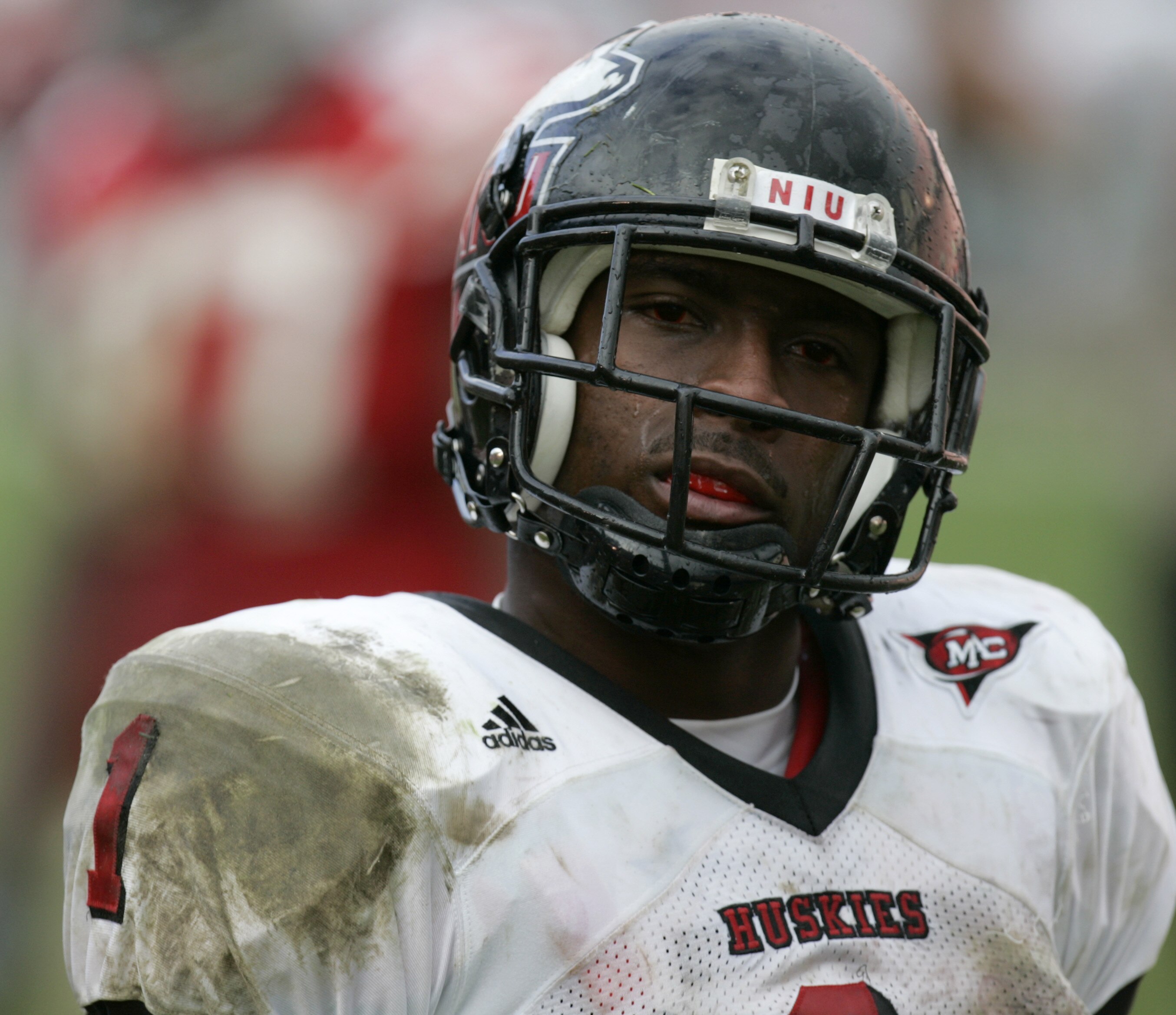 COLUMBUS, OH - SEPTEMBER 2:  Tailback Garrett Wolfe #1 of the Northern Illinois University Huskies stands on the field during the game against the Ohio State University Buckeyes on September 2, 2006 at Ohio Stadium in Columbus, Ohio. OSU won 35-12.  (Phot