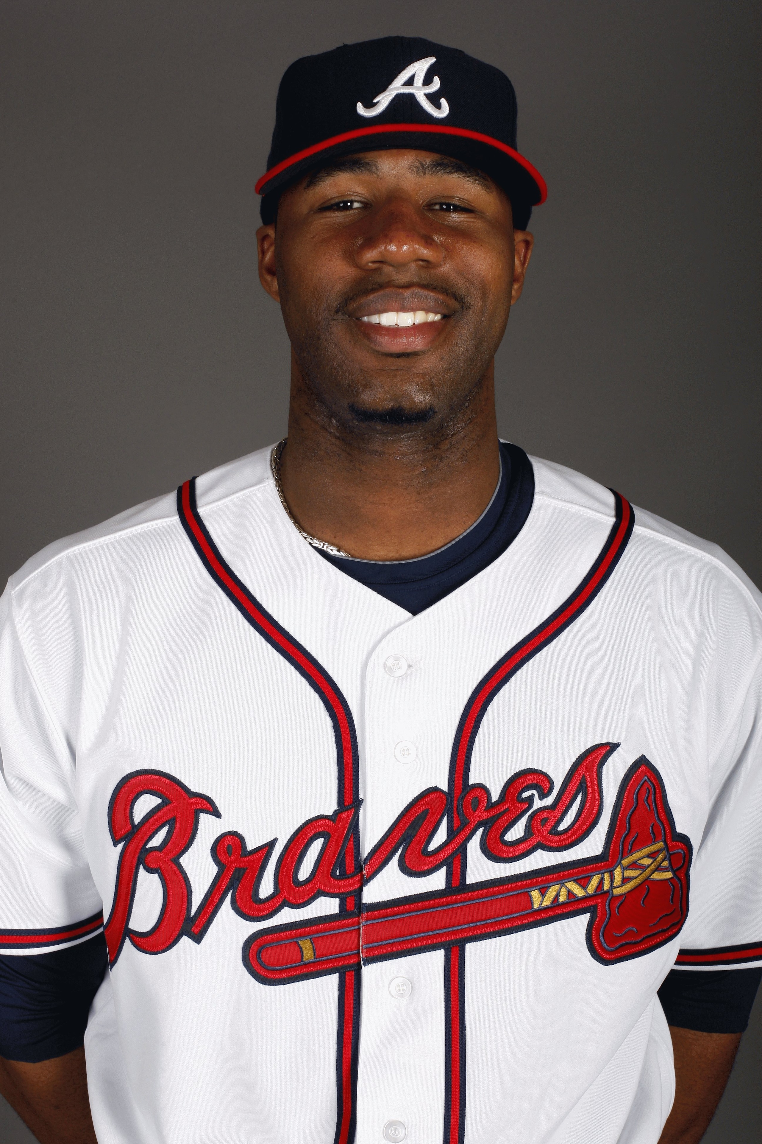 LAKE BUENA VISTA, FL - FEBRUARY 19:  Outfielder Jason Heyward #77 of the Atlanta Braves poses for a photo during Spring Training Photo Day on February 19, 2009 at Champions Stadium at Walt Disney World of Sports in Lake Buena Vista, Florida.  (Photo by Ch