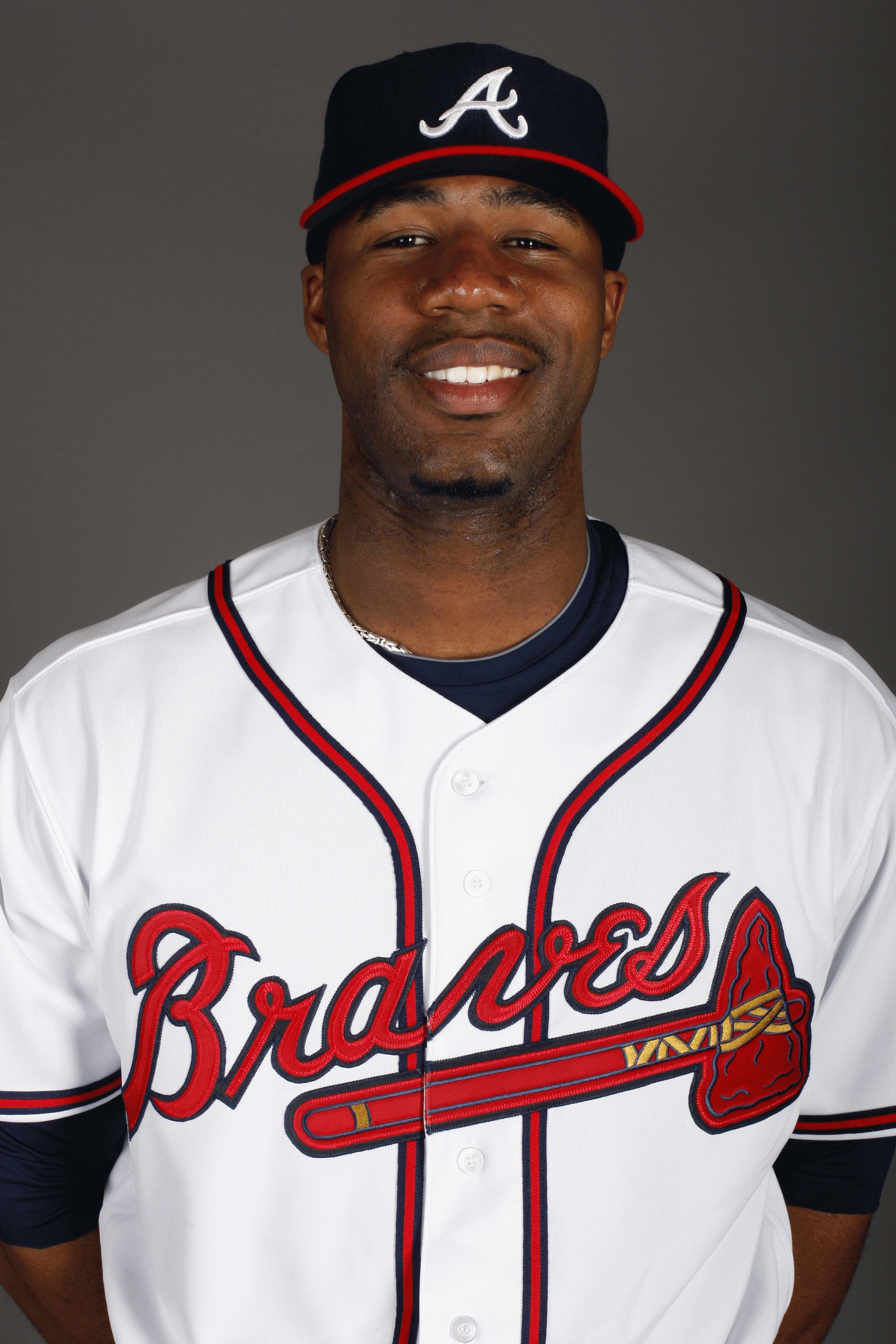 LAKE BUENA VISTA, FL - FEBRUARY 19:  Outfielder Jason Heyward #77 of the Atlanta Braves poses for a photo during Spring Training Photo Day on February 19, 2009 at Champions Stadium at Walt Disney World of Sports in Lake Buena Vista, Florida.  (Photo by Ch