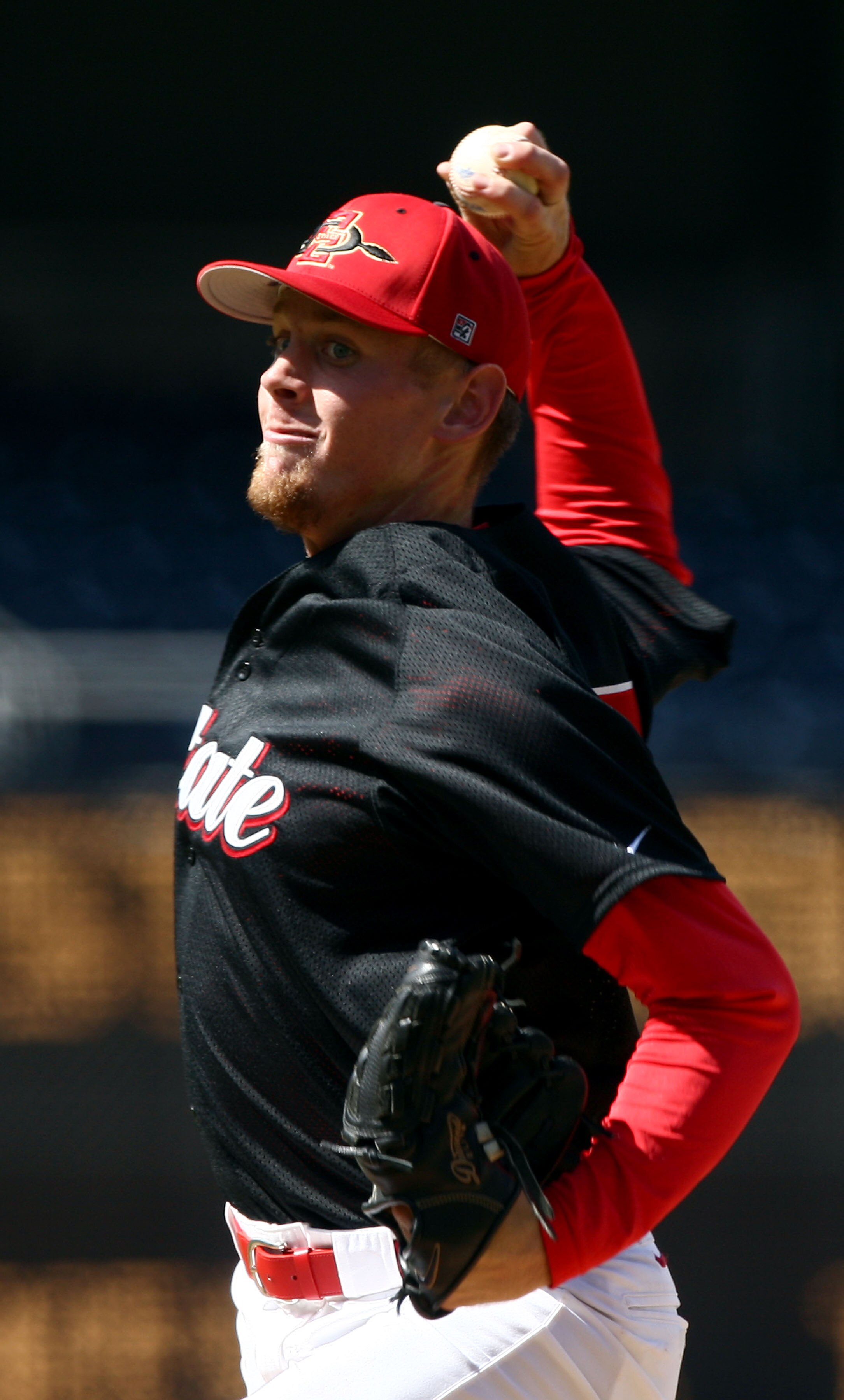 SAN DIEGO, CA- APRIL 3:  Starting Pitcher Stephen Strasburg #37 of the San Diego State Aztecs throws from the mound against the UC Davis Aggies during their game on April 3, 2009 at Petco Park in San Diego, California. (Photo by Donald Miralle/Getty Image