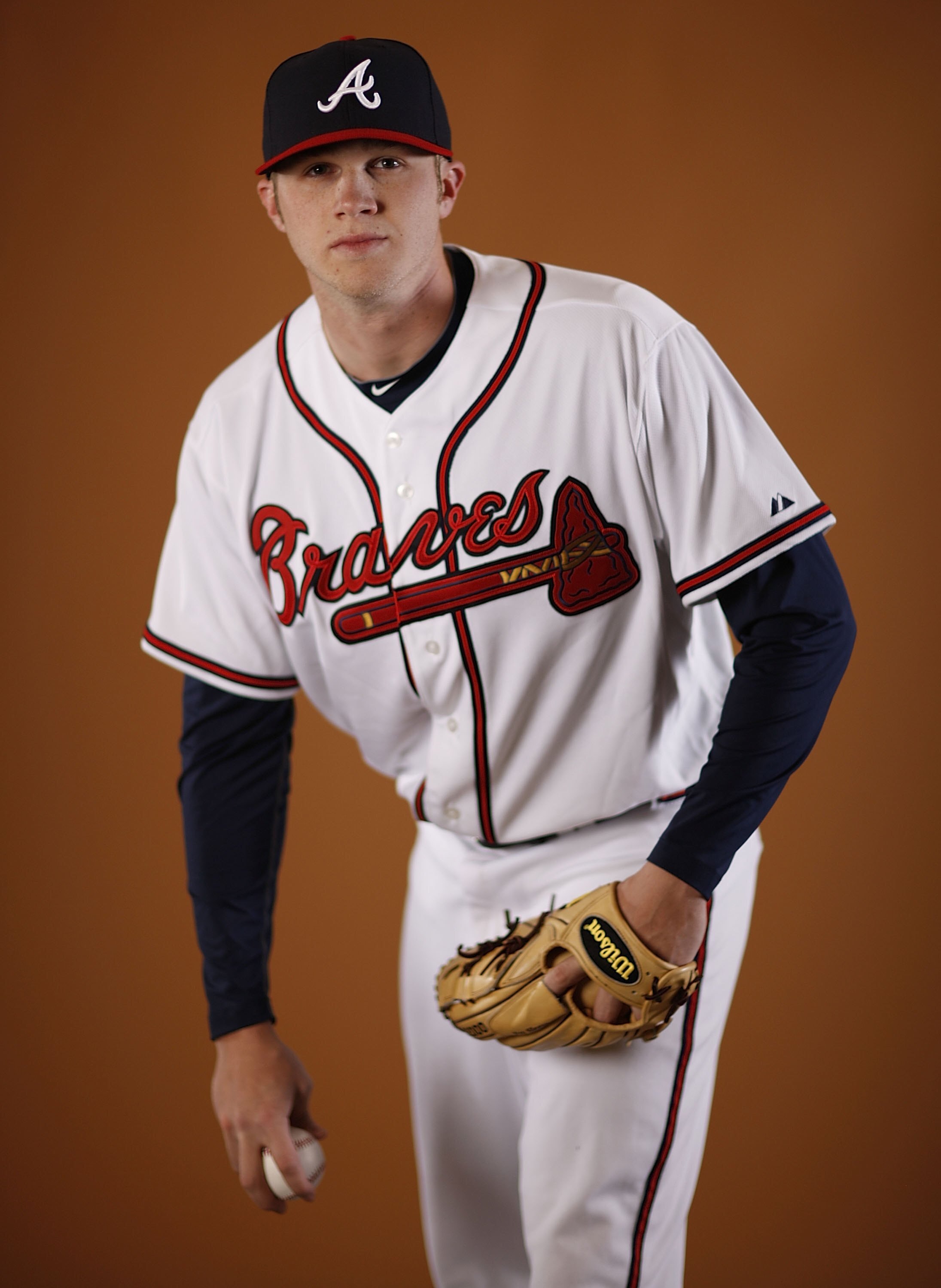 KISSIMMEE, FL - FEBRUARY 26:  Kyle Cofield #64 of the Atlanta Braves poses during photo day at Champions Stadium on February 26, 2010 in Kissimmee, Florida.  (Photo by Gregory Shamus/Getty Images)