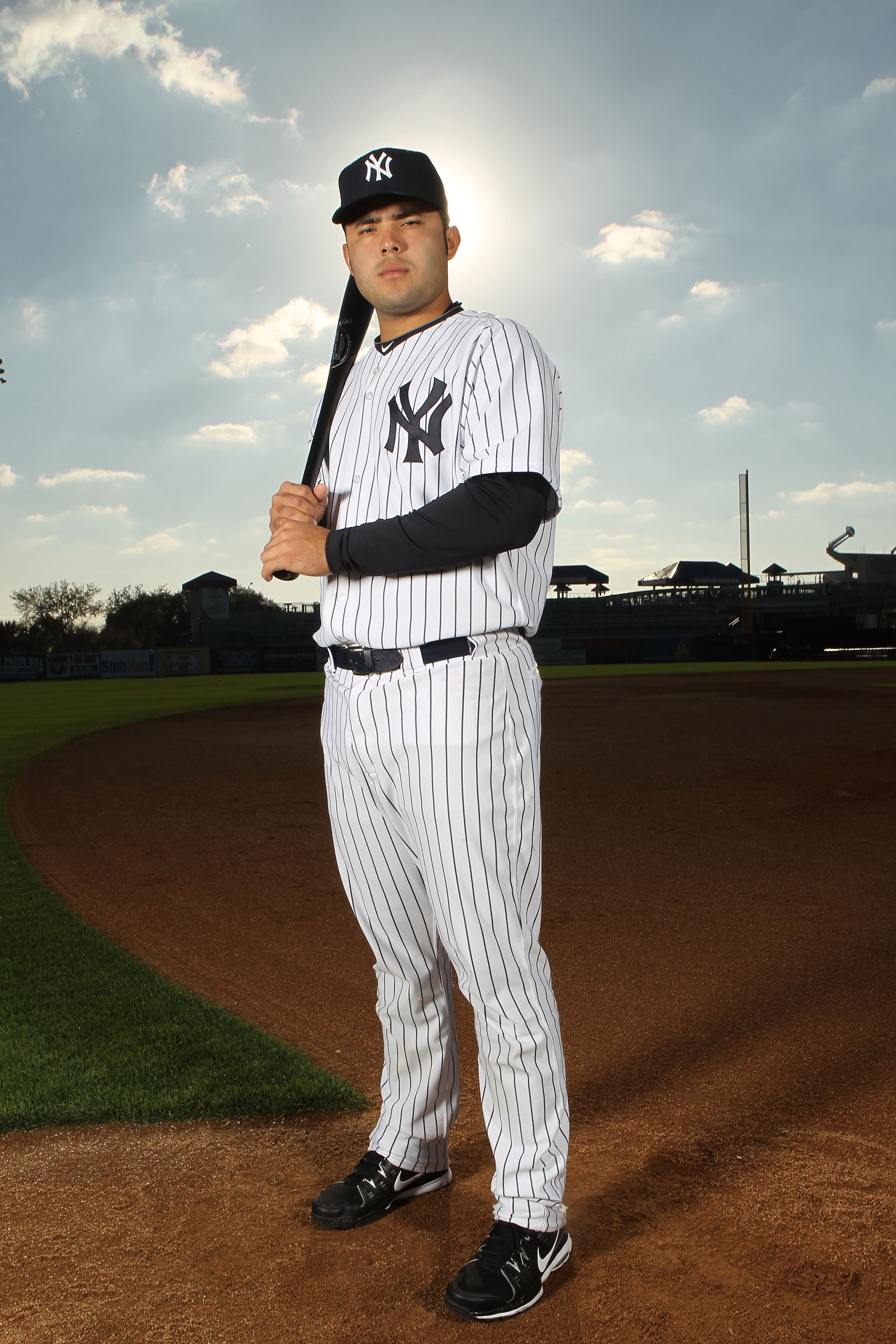 TAMPA, FL - FEBRUARY 25:  Jesus Montero #83 of the New York Yankees poses for a photo during Spring Training Media Photo Day at George M. Steinbrenner Field on February 25, 2010 in Tampa, Florida.  (Photo by Nick Laham/Getty Images)