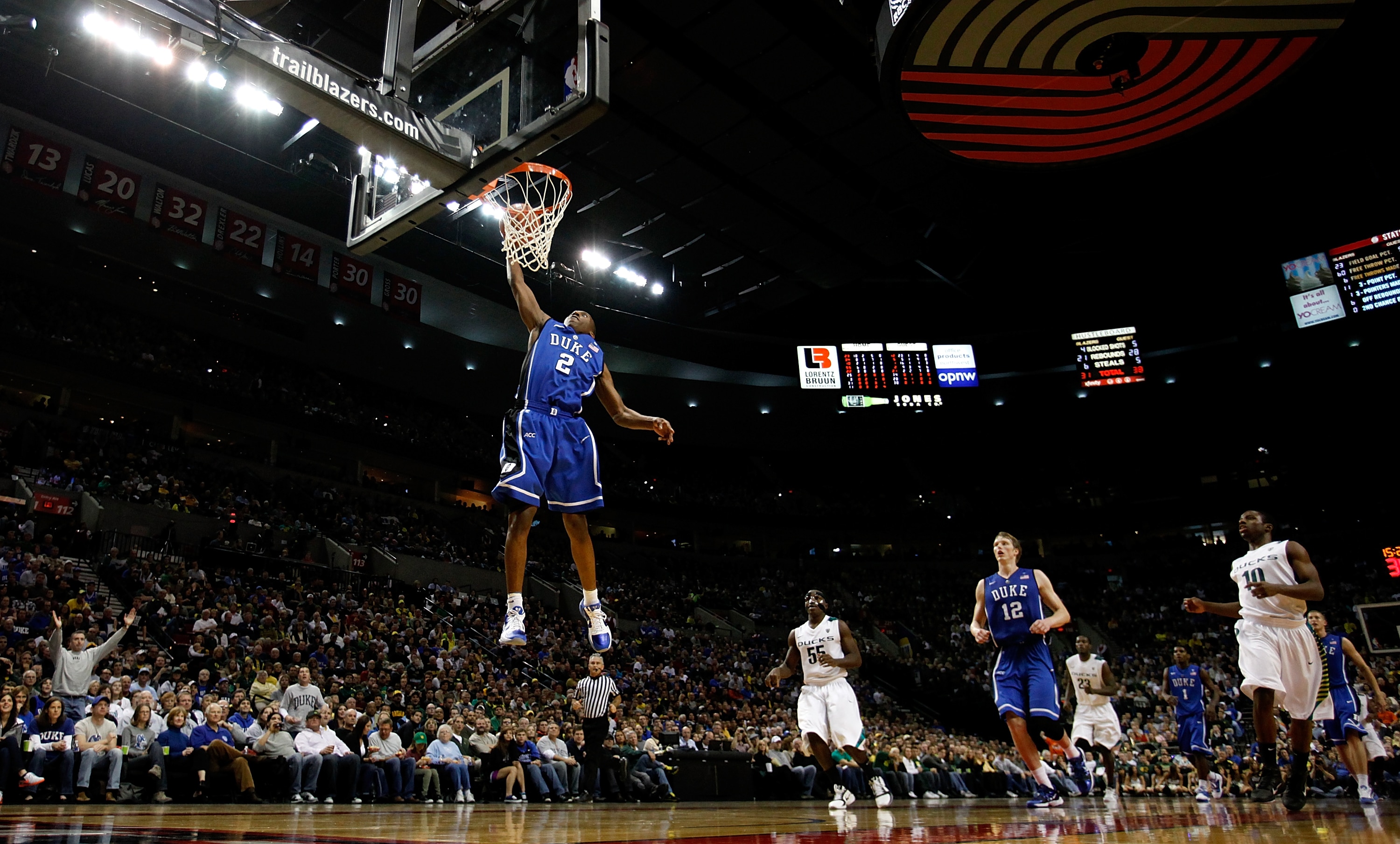 PORTLAND, OR - NOVEMBER 27: Nolan Smith #2 of the Duke Blue Devils shoots a layup against the Oregon Ducks on November 27, 2010 at the Rose Garden in Portland, Oregon. (Photo by Jonathan Ferrey/Getty Images) PORTLAND, OR - NOVEMBER 27: Nolan Smith #2 of the Duke Blue Devils shoots a layup against the Oregon Ducks on November 27, 2010 at the Rose Garden in Portland, Oregon. (Photo by Jonathan Ferrey/Getty Images)