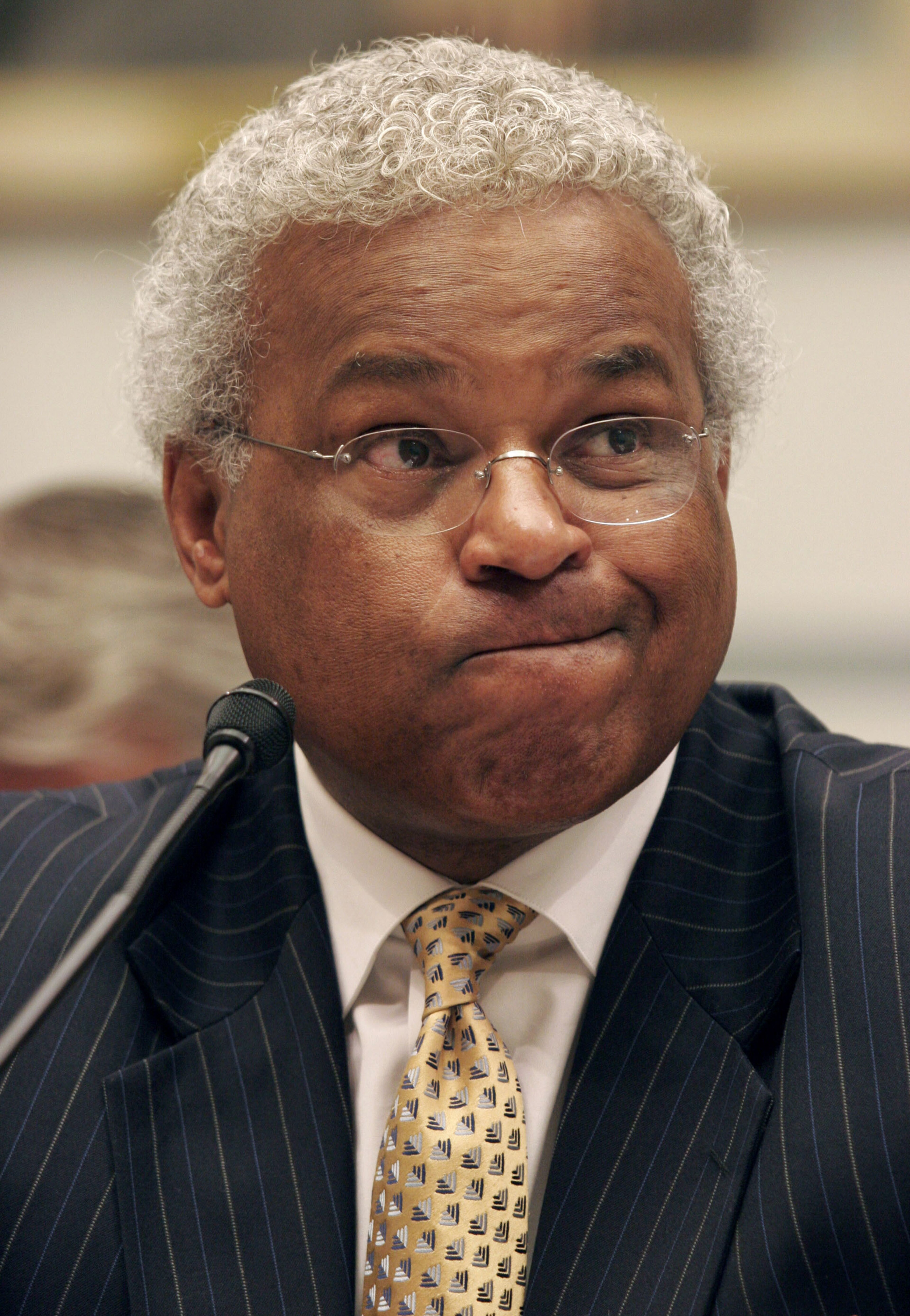 WASHINGTON - MAY 19:  National Basketball Association Players Association Executive Director Billy Hunter testifies about steroid use in professional sports before the House Committee on Government Reform on Capitol Hill May 19, 2005 in Washington, DC. Co