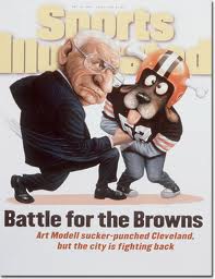 Cleveland won their name, colors and records but not the return game of Art's new team