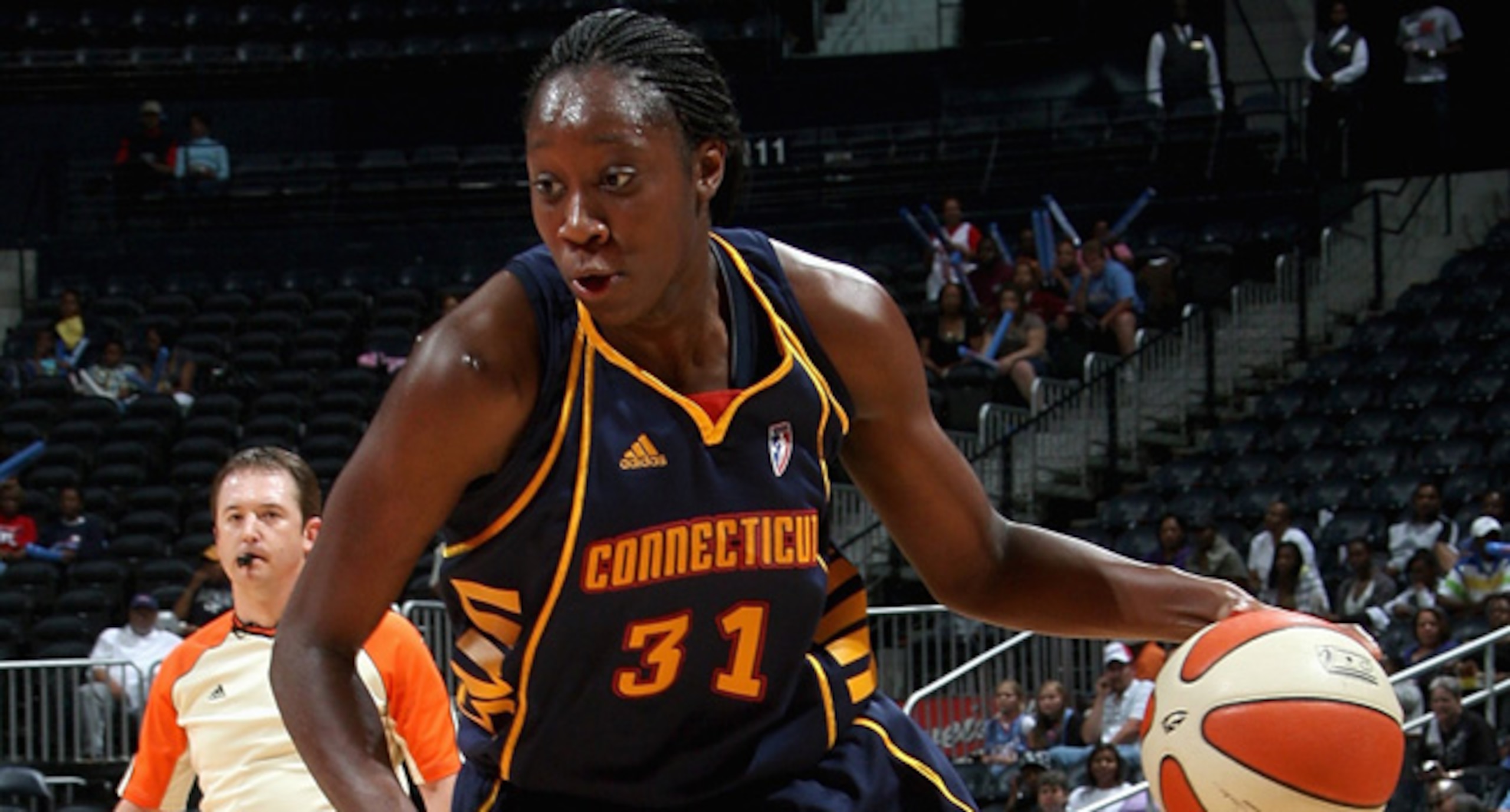WNBA Rookie of the Year and Wolrd Champion Tina Charles