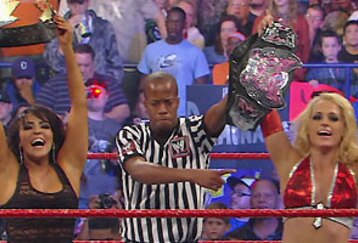 Our First Unified Divas Champ...oh well, Melina had just returned anyway.