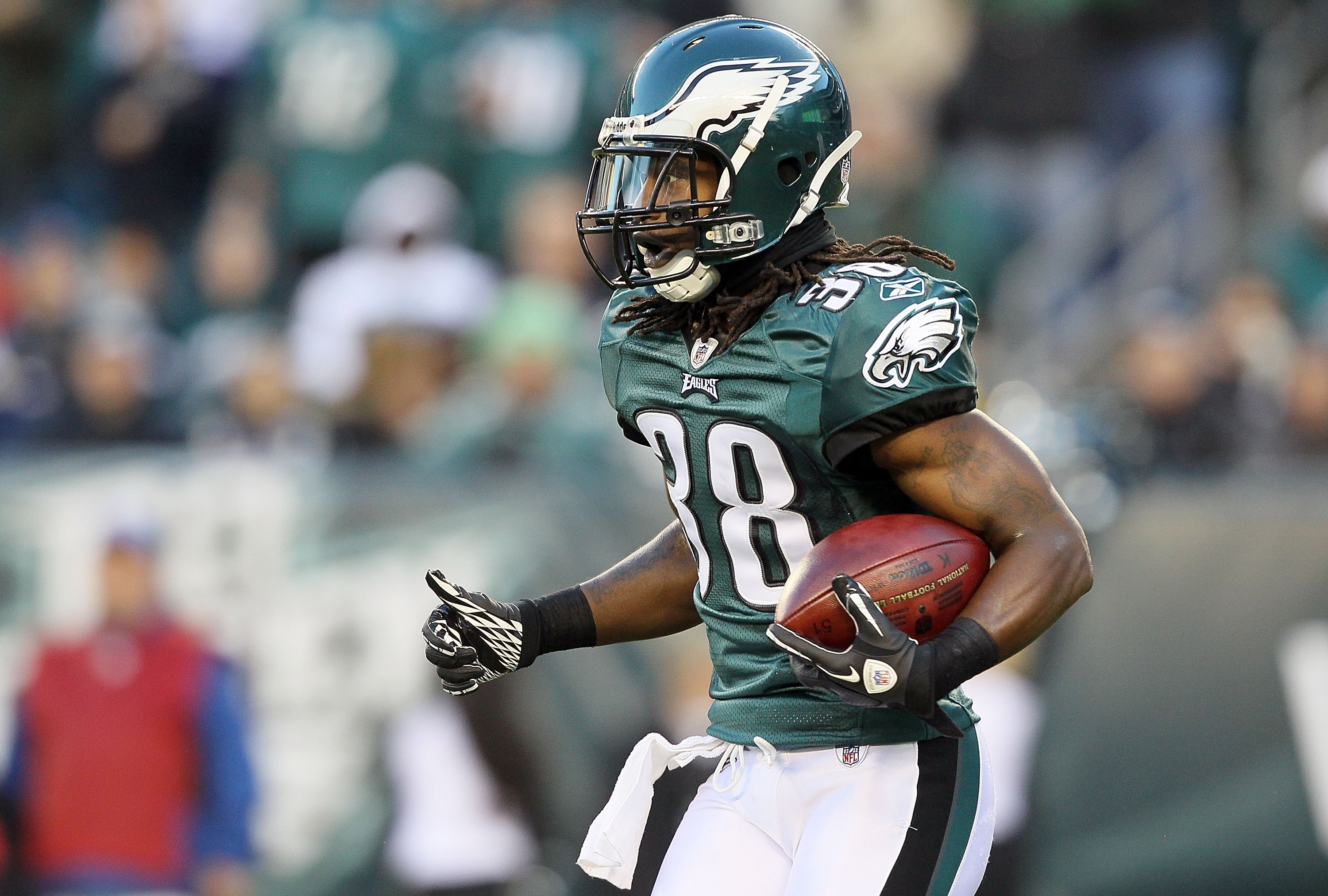 PHILADELPHIA - NOVEMBER 07:  Jorrick Calvin #38 of the Philadelphia Eagles against the Indianapolis Colts on November 7, 2010 at Lincoln Financial Field in Philadelphia, Pennsylvania. The Eagles defeated the Colts 26-24.  (Photo by Jim McIsaac/Getty Image