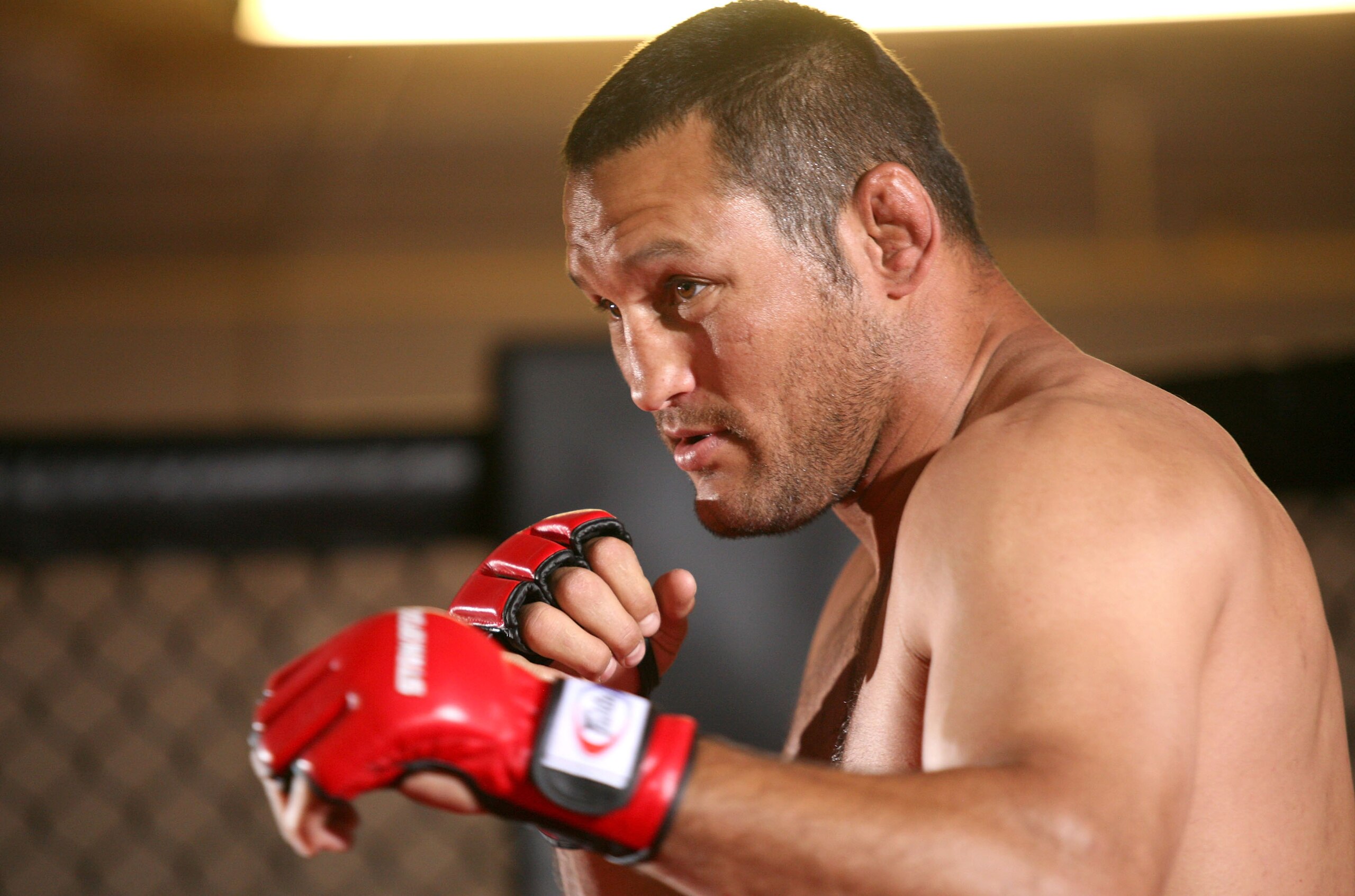 HOLLYWOOD - MARCH 17: Legendary MMA Superstar and two time Olympic Wrestler Dan Henderson attends the CBS' Strikeforce MMA Fighters Open Media Workout on March 17, 2010 in Hollywood, California. (Photo by Valerie Macon/Getty Images) HOLLYWOOD - MARCH 17: Legendary MMA Superstar and two time Olympic Wrestler Dan Henderson attends the CBS' Strikeforce MMA Fighters Open Media Workout on March 17, 2010 in Hollywood, California. (Photo by Valerie Macon/Getty Images)