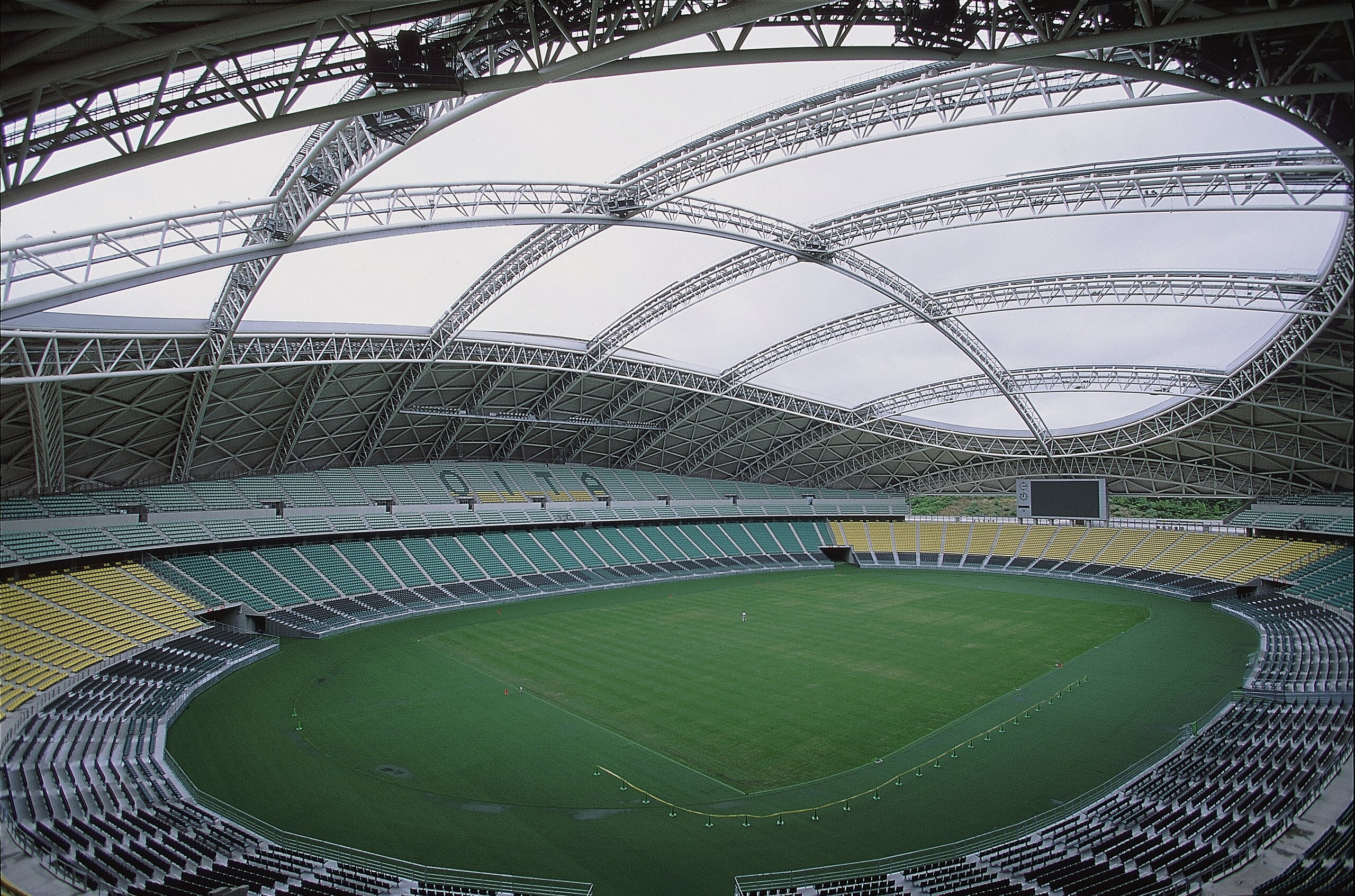 Jun 2001: General view of the Oita Main Stadium in Oita, Japan, one of the venues for the 2002 World Cup.  \ Mandatory Credit: Ben Radford /Allsport