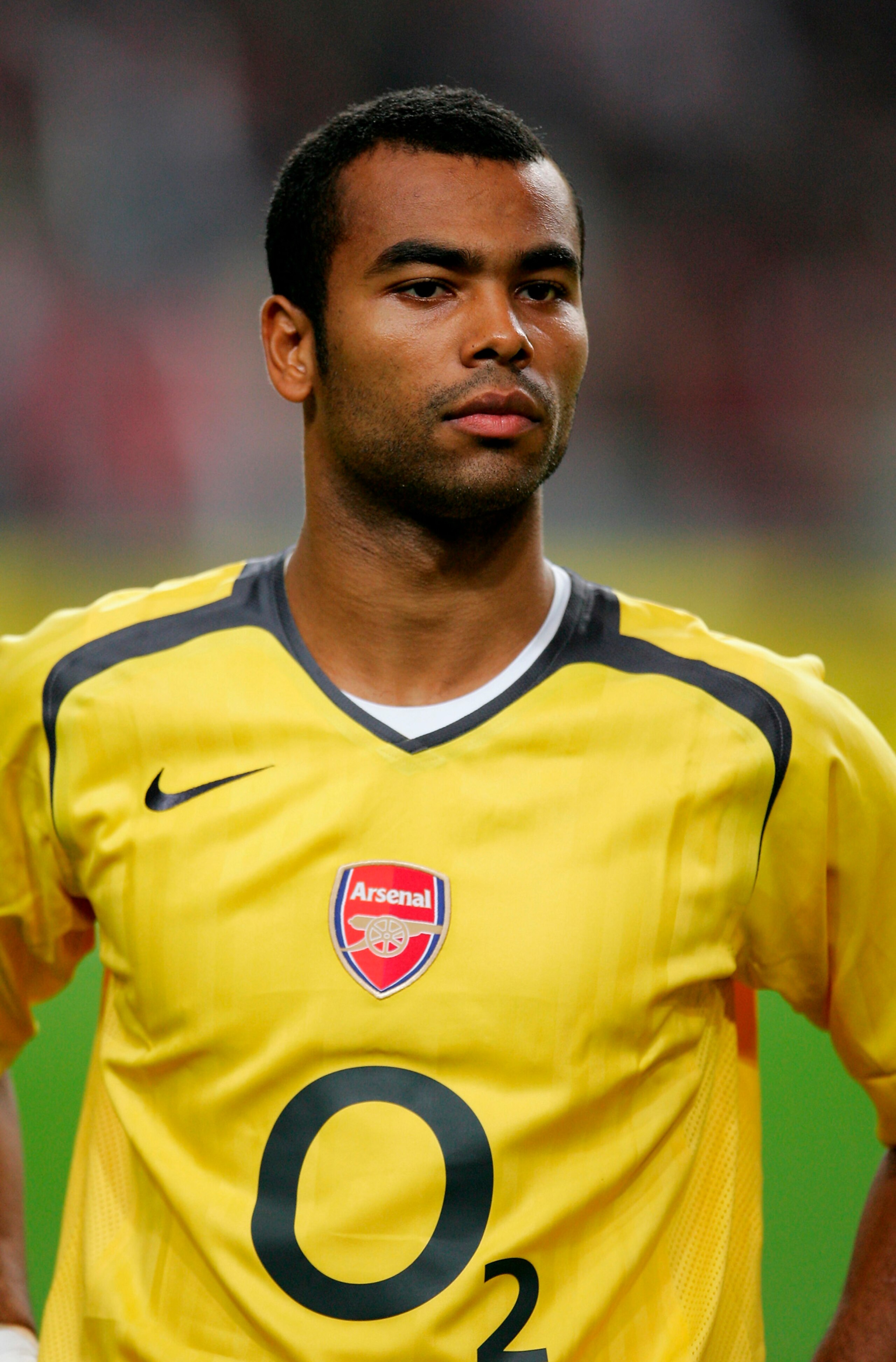 AMSTERDAM, NETHERLANDS - SEPTEMBER 27:  Ashley Cole of Arsenal during the UEFA Champions League, group B, match between Ajax and Arsenal at the Amsterdam Arena. September 27, 2005 in Amsterdam, Netherlands  (Photo by Richard Heathcote/Getty Images)