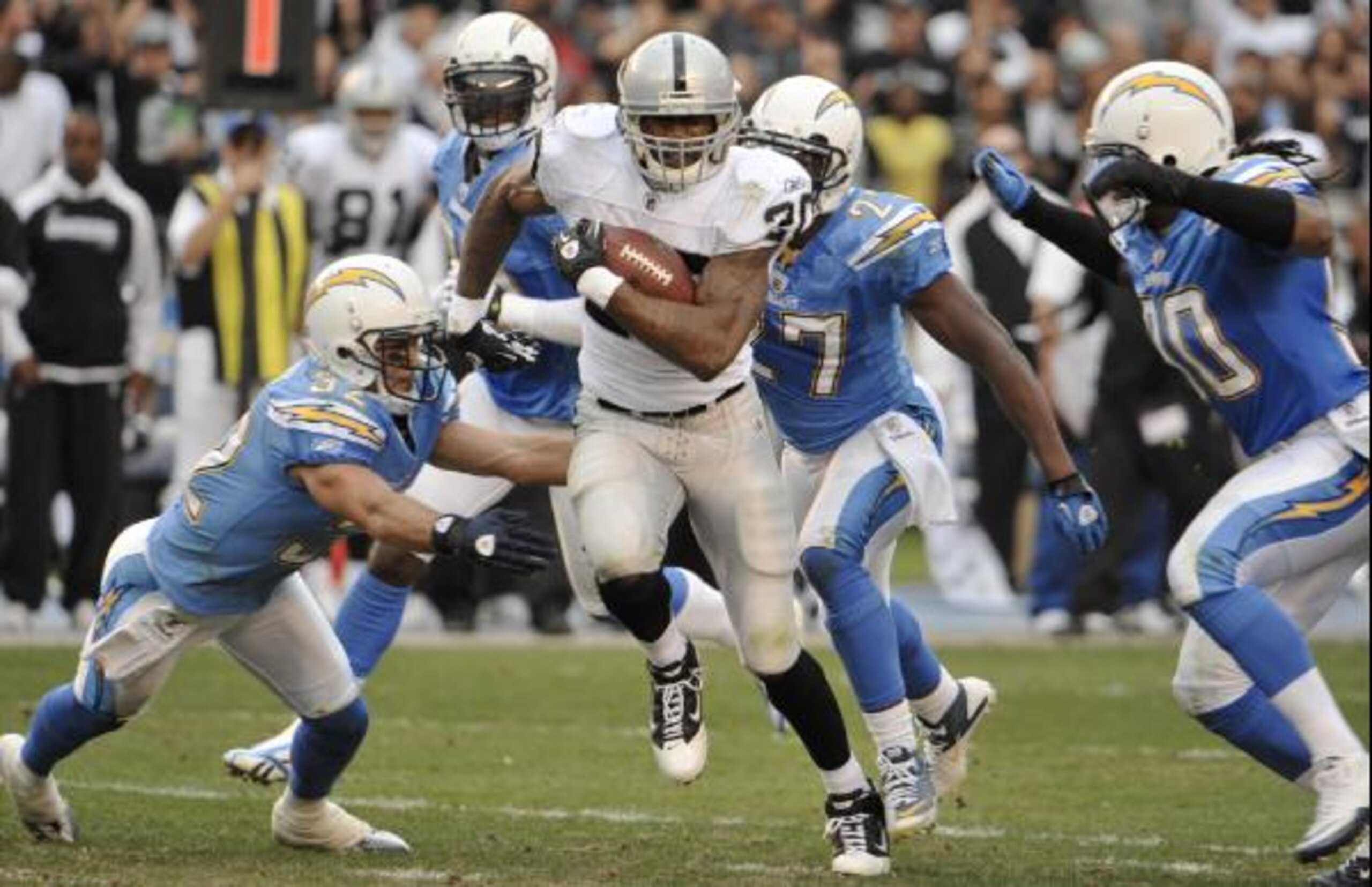 The Raider running game exploded in a BIG way!