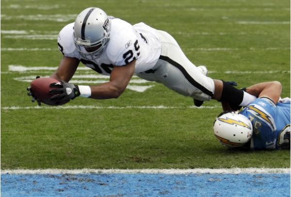 Michael Bush was the thunder to McFadden's lightening.