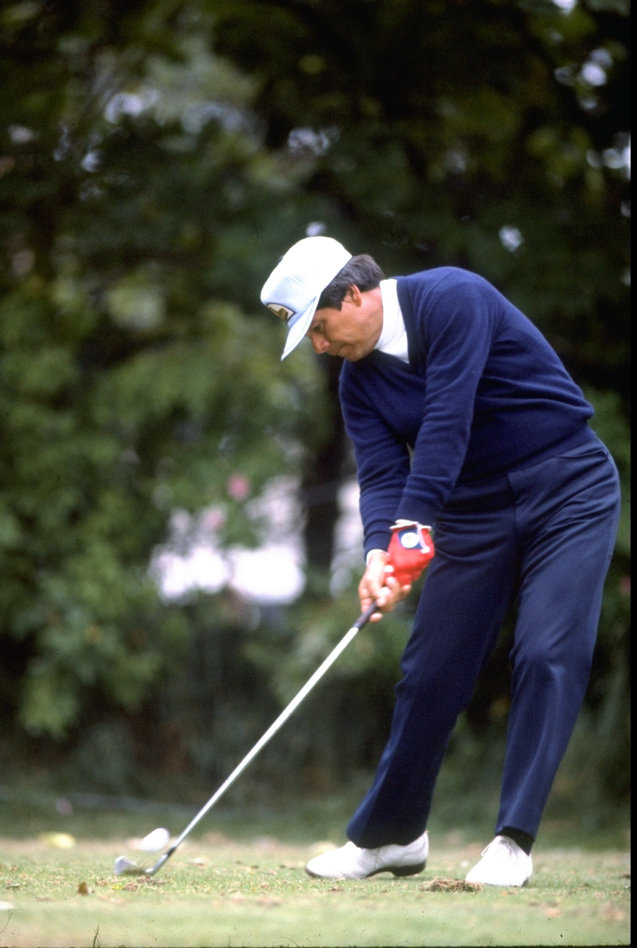 1979:  Lee Trevino of the USA in action during the British Open at Royal Lytham & St Annes Golf Club in England. \ Mandatory Credit: Steve  Powell/Allsport