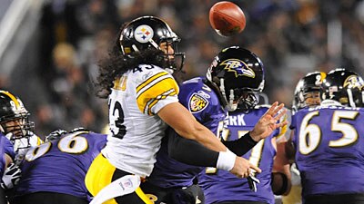 A Big Time Player Makes A Big Time Play: Polamalu strips Flacco