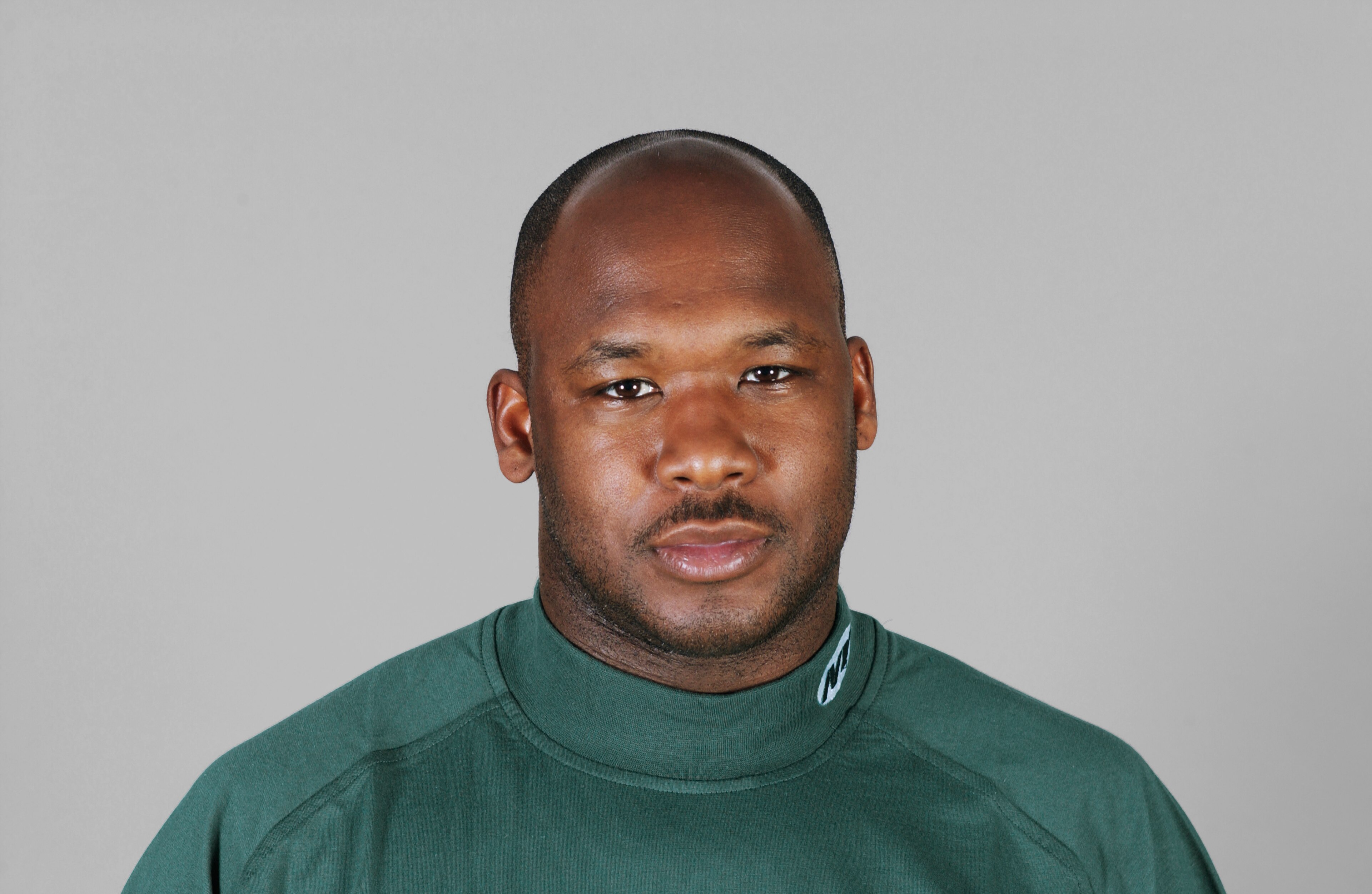 EAST RUTHERFORD, NJ - 2005:  Corwin Brown of the New York Jets poses for his 2005 NFL headshot at photo day in East Rutherford, New Jersey.  (Photo by Getty Images)