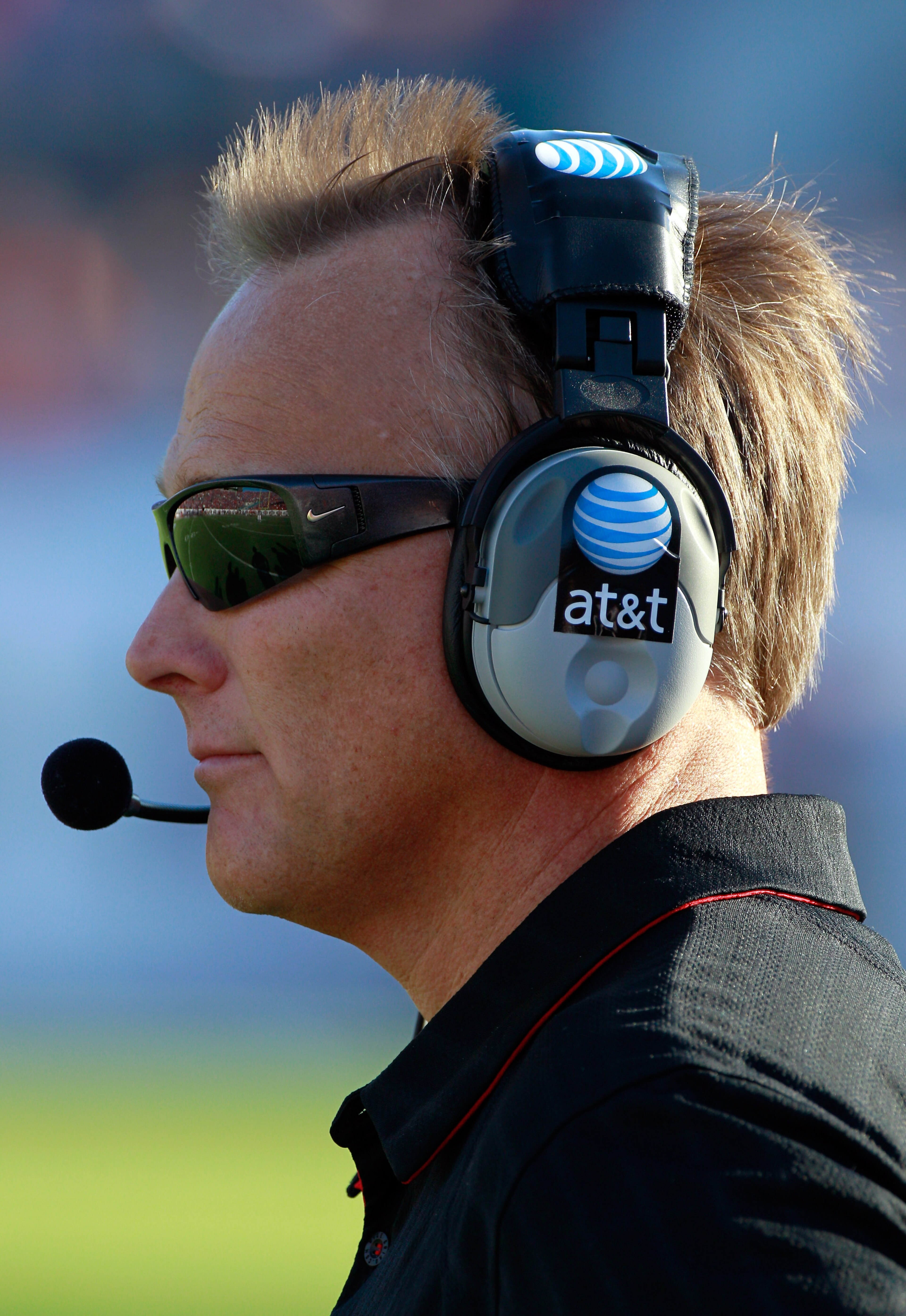 JACKSONVILLE, FL - OCTOBER 30:  Head coach Mark Richt of the Georgia Bulldogs watches the action during the game against the Florida Gators at EverBank Field on October 30, 2010 in Jacksonville, Florida.  (Photo by Sam Greenwood/Getty Images)