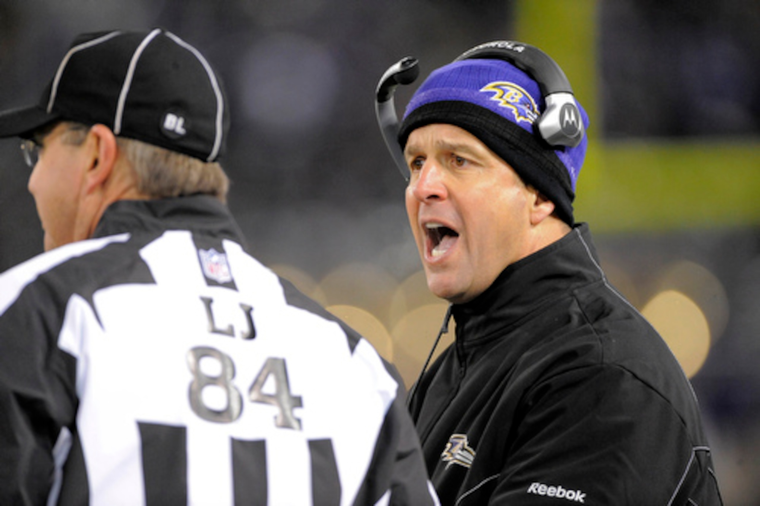 Ravens coach John Harbaugh