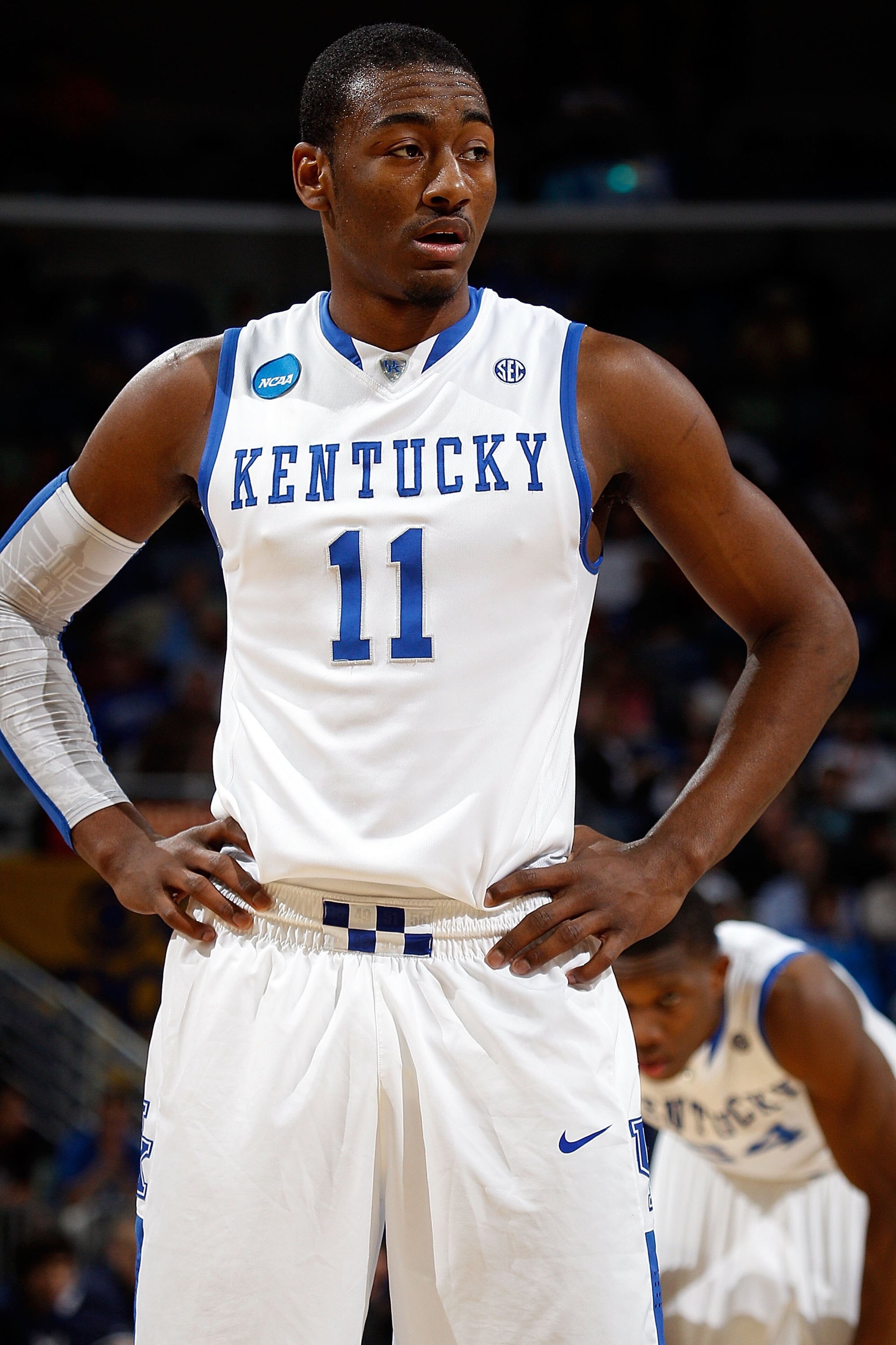 NEW ORLEANS - MARCH 20:  John Wall #11 of the Kentucky Wildcats during the game against the Wake Forest Demon Deacons during the second round of the 2010 NCAA men's basketball tournament at the New Orleans Arena on March 20, 2010 in New Orleans, Louisiana