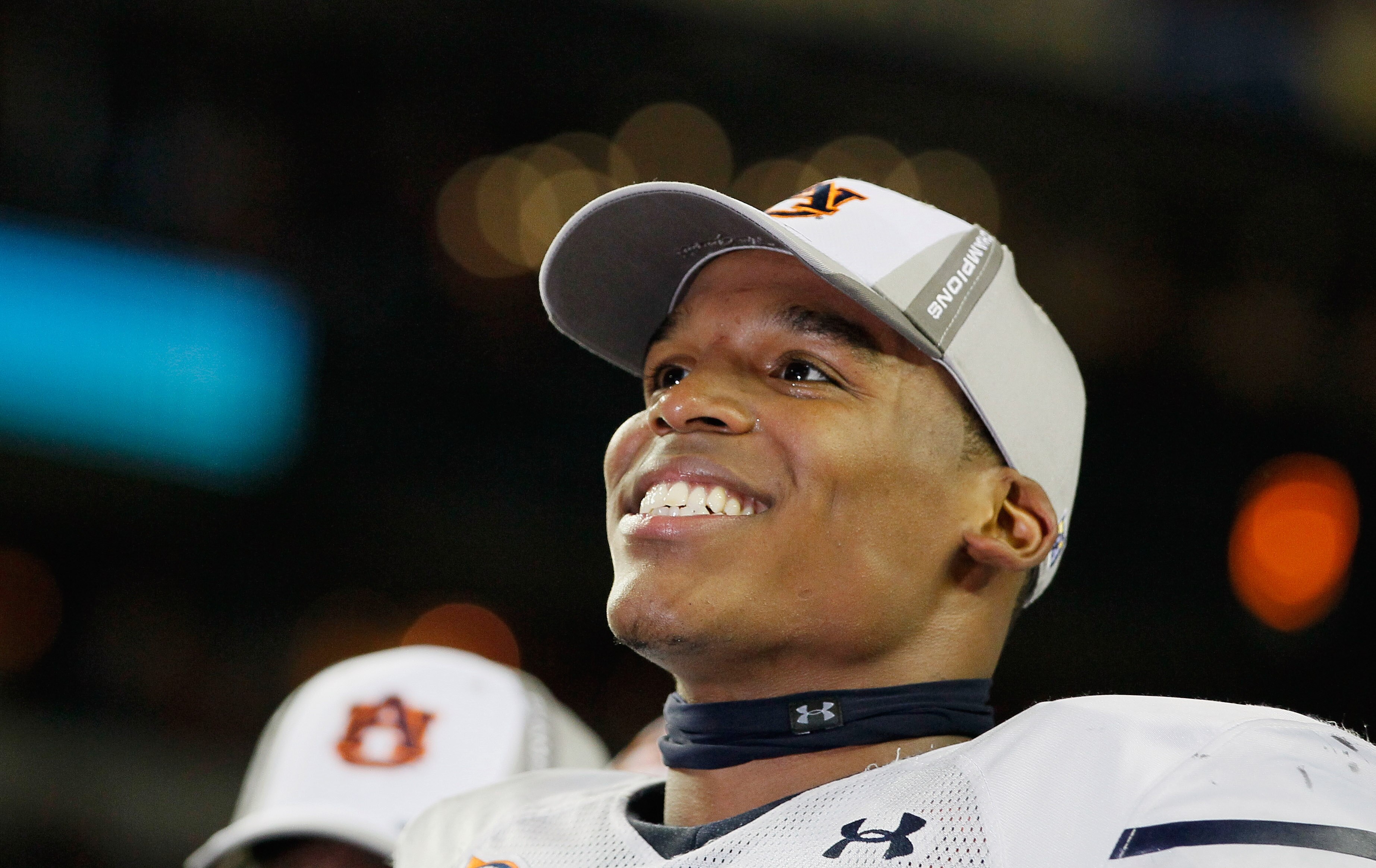 ATLANTA, GA - DECEMBER 04:  Quarterback Cam Newton #2 of the Auburn Tigers celebrates after their 56-17 win over the South Carolina Gamecocks during the 2010 SEC Championship at Georgia Dome on December 4, 2010 in Atlanta, Georgia.  (Photo by Kevin C. Cox