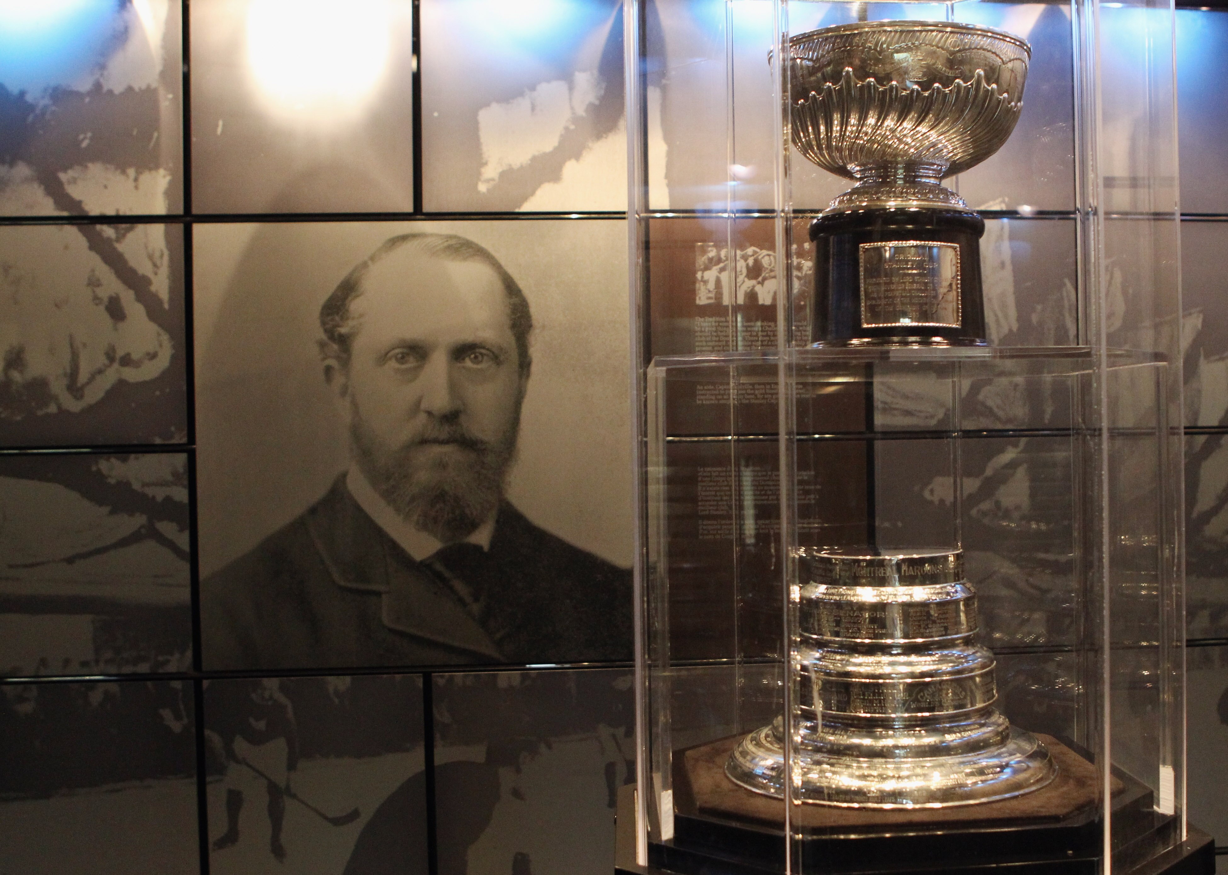 TORONTO, ON - NOVEMBER 08:  The original Stanley Cup rests in a vault at the Hockey Hall of Fame on November 8, 2010 in Toronto, Canada.  (Photo by Bruce Bennett/Getty Images)