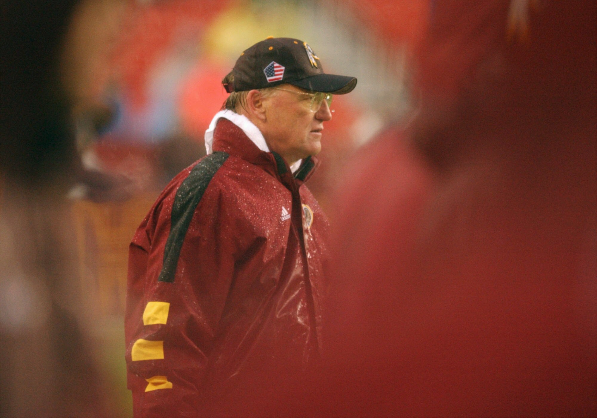 06 Jan 2002:  Marty Schottenheimer head coach of the Washington Redskins logged an 8-8 record for the Redskins as they defeated the Arizona Cardinals 20-17 during week 17 NFL action at FedEx Field in Landover, Maryland. DIGITAL IMAGE. Mandatory Credit: Do