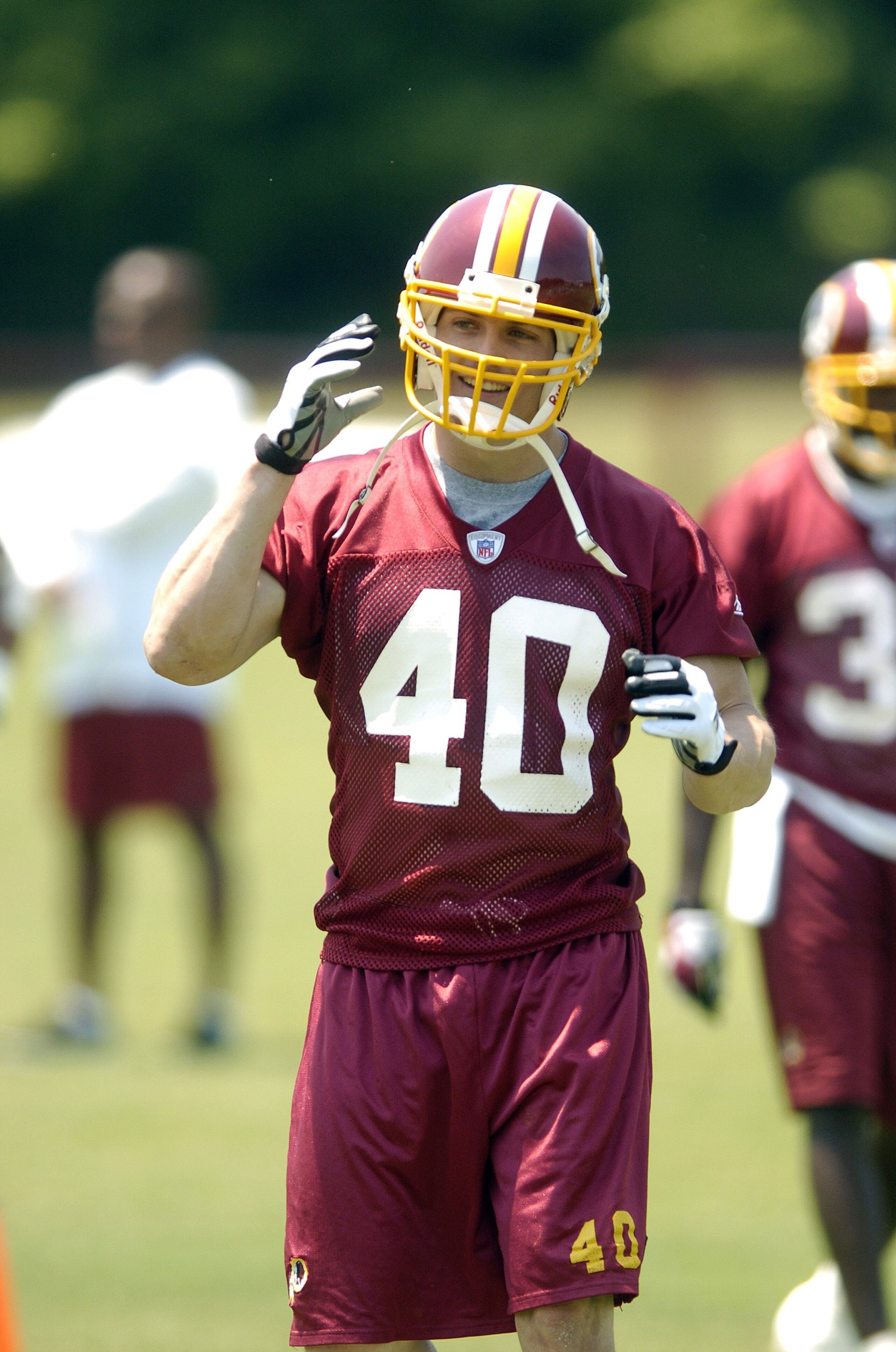 ASHBURN, VA - JUNE 17:  Adam Archuleta #40 of the Washington Redskins is seen at the mini-camp June 17, 2006 at Redskin Park in Ashburn, Virginia.  (Photo by Greg Fiume/Getty Images)