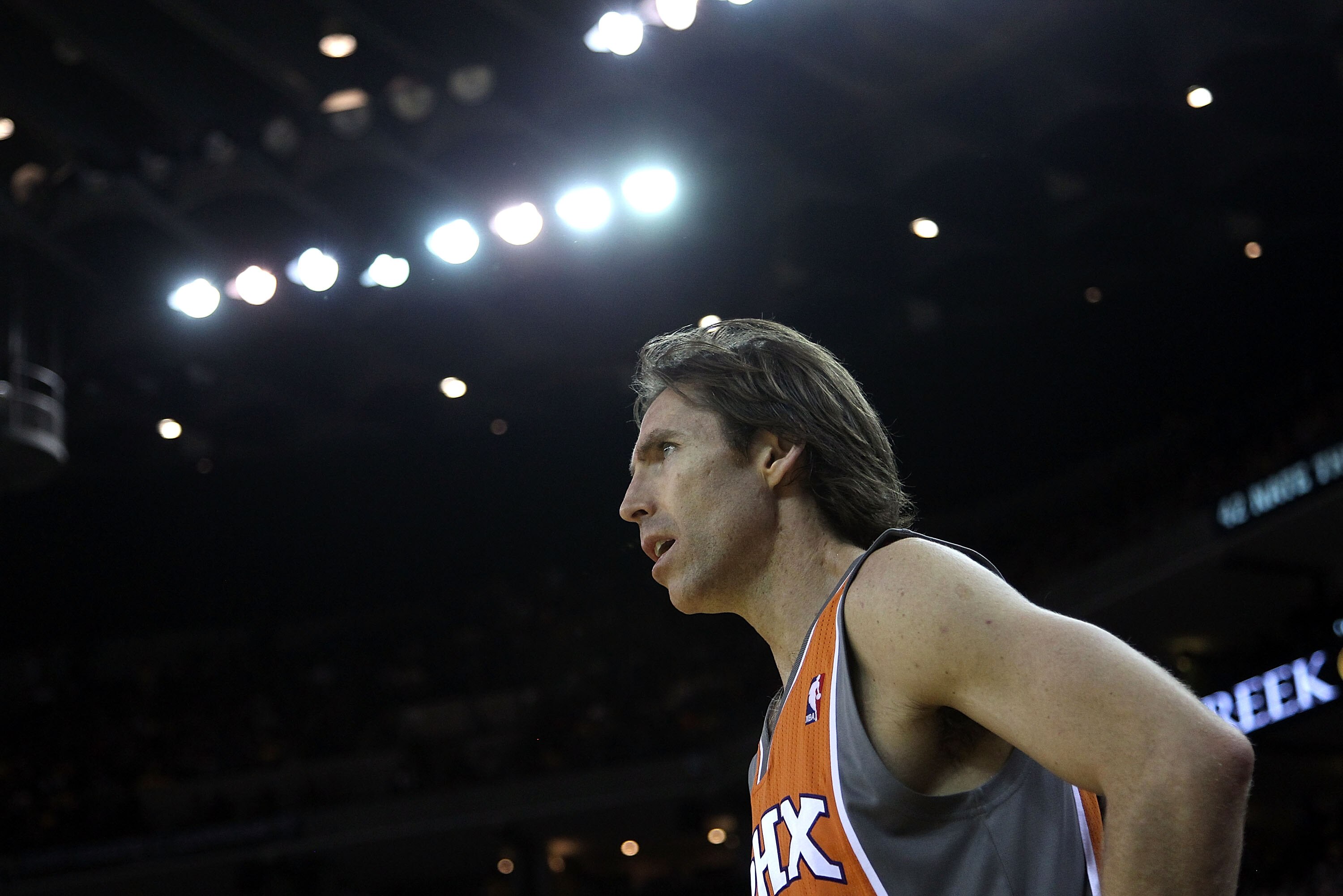 OAKLAND, CA - DECEMBER 02:  Steve Nash #13 of the Phoenix Suns in action against the Golden State Warriors at Oracle Arena on December 2, 2010 in Oakland, California. NOTE TO USER: User expressly acknowledges and agrees that, by downloading and or using t