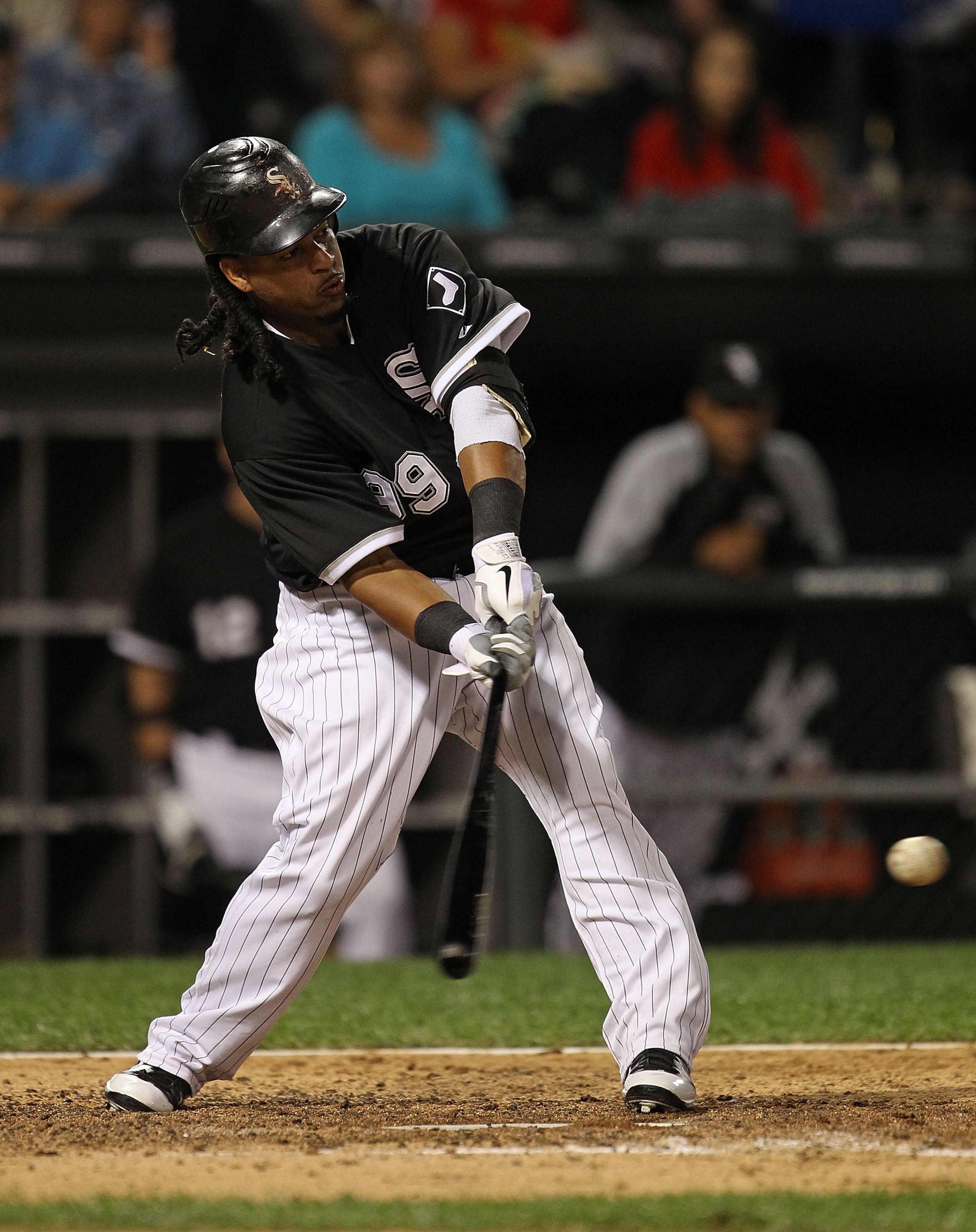 CHICAGO - SEPTEMBER 14: Manny Ramirez #99 of the Chicago White Sox takes a swing against the Minnesota Twins at U.S. Cellular Field on September 14, 2010 in Chicago, Illinois. (Photo by Jonathan Daniel/Getty Images) CHICAGO - SEPTEMBER 14: Manny Ramirez #99 of the Chicago White Sox takes a swing against the Minnesota Twins at U.S. Cellular Field on September 14, 2010 in Chicago, Illinois. (Photo by Jonathan Daniel/Getty Images)