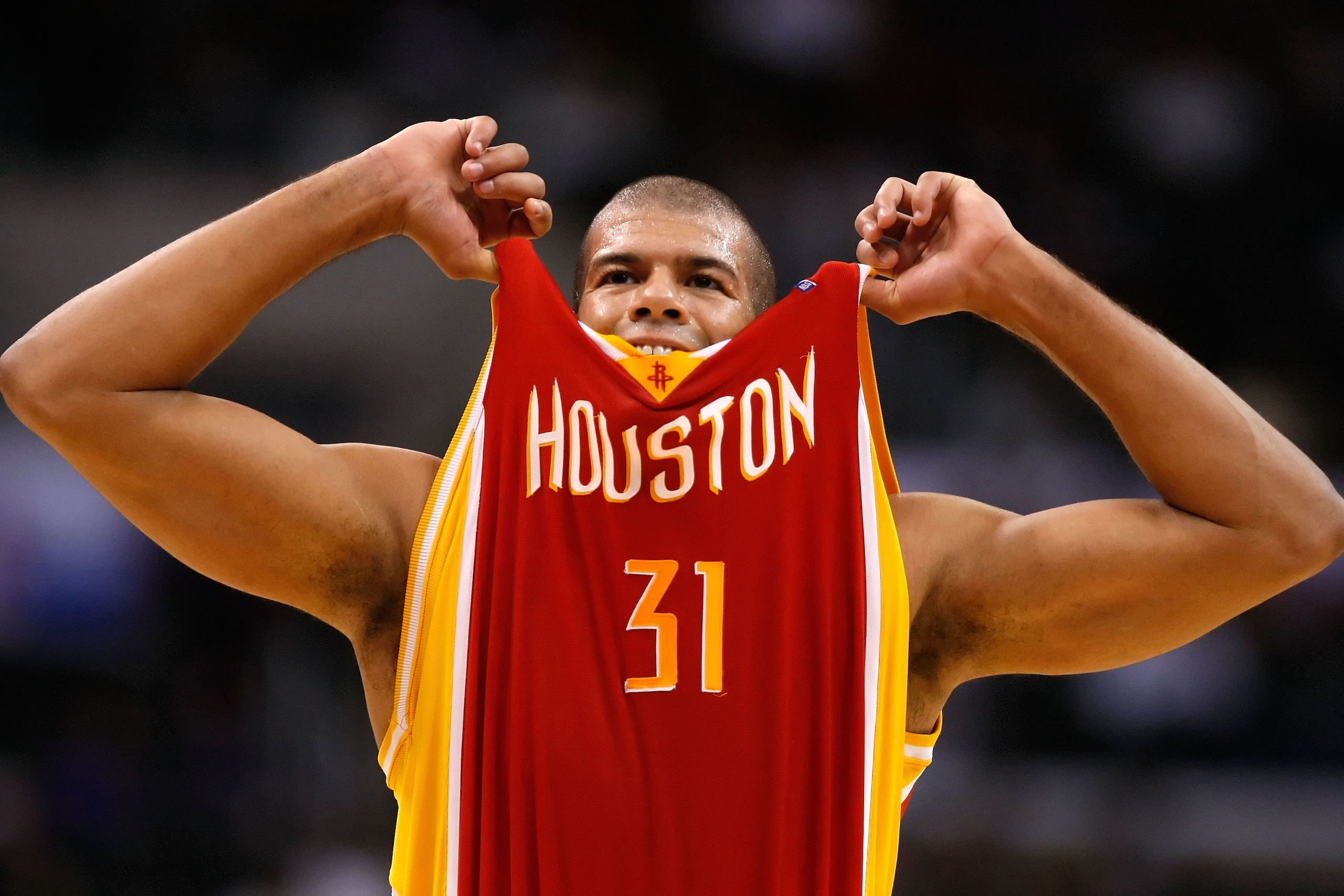 LOS ANGELES, CA - DECEMBER 02:  Shane Battier #31 of the Houston Rockets reacts in the second half against the Los Angeles Clippers at Staples Center on December 2, 2009 in Los Angeles, California. The Rockets defeated the Clippers 102-85. NOTE TO USER: U