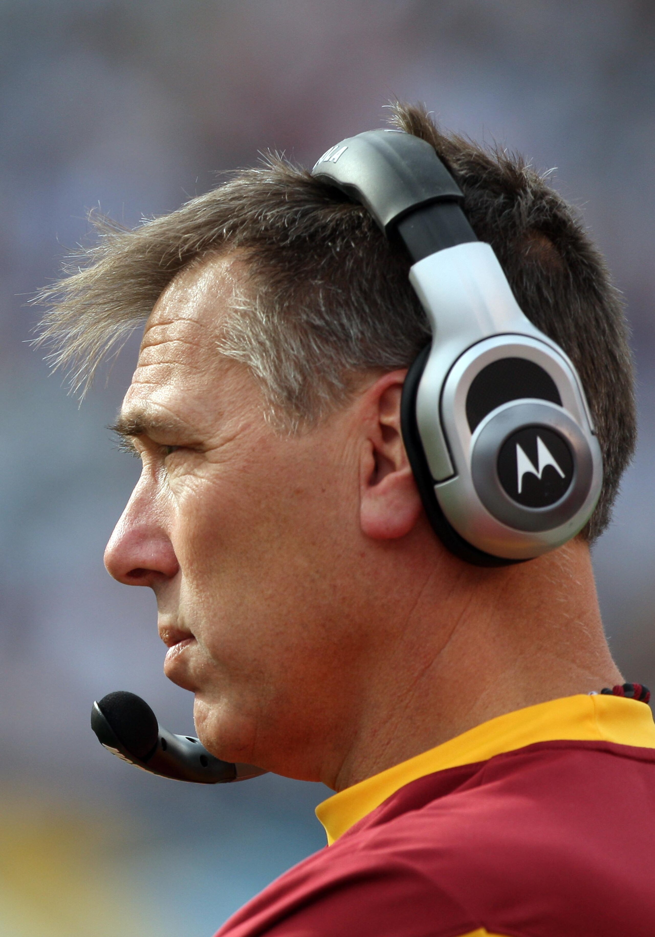 SAN DIEGO, CA - JANUARY 3: Head Coach Jim Zorn of the Washington Redskins looks on form the sidelines during their game against the San Diego Chargers on January 3, 2010 at Quolcomm Stadium in San Diego, California. (Photo by Donald Miralle/Getty Images) SAN DIEGO, CA - JANUARY 3: Head Coach Jim Zorn of the Washington Redskins looks on form the sidelines during their game against the San Diego Chargers on January 3, 2010 at Quolcomm Stadium in San Diego, California. (Photo by Donald Miralle/Getty Images)