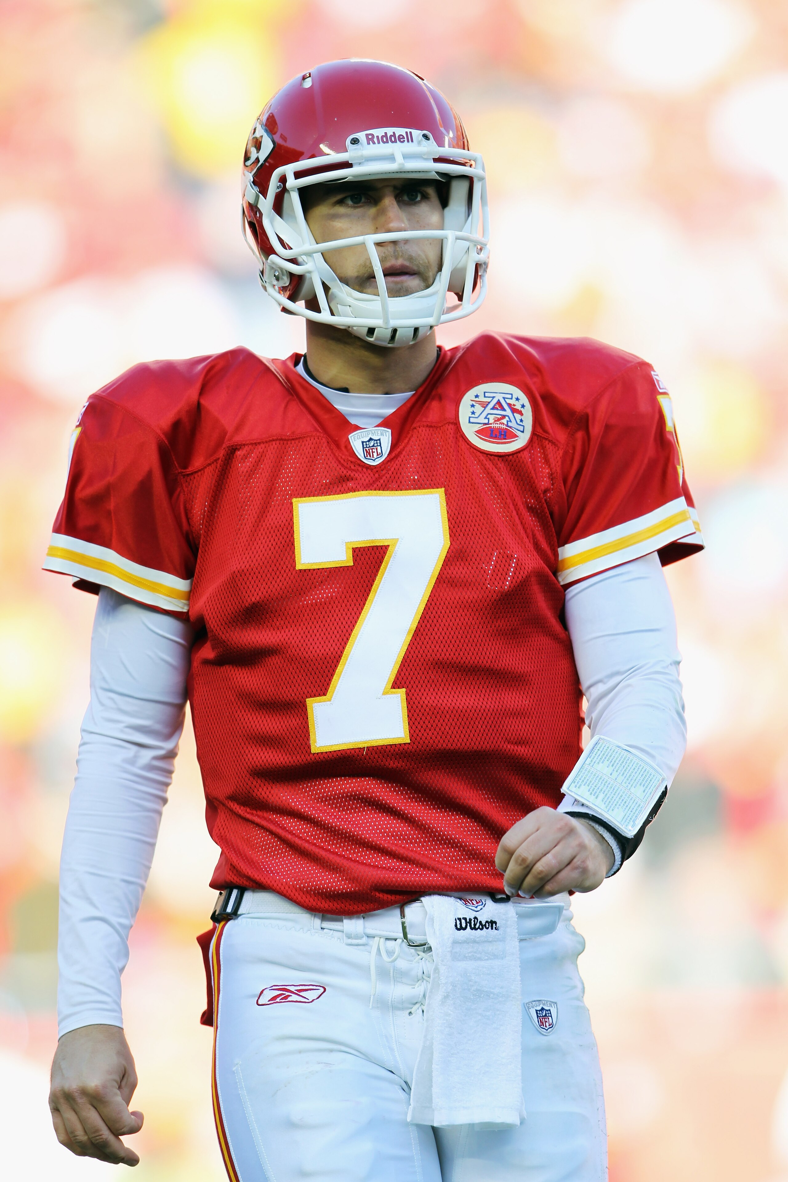 KANSAS CITY, MO - DECEMBER 05:  Quarterback Matt Cassel #7 of the Kansas City Chiefs in action during the game against the Denver Broncos on December 5, 2010 at Arrowhead Stadium in Kansas City, Missouri.  (Photo by Jamie Squire/Getty Images)