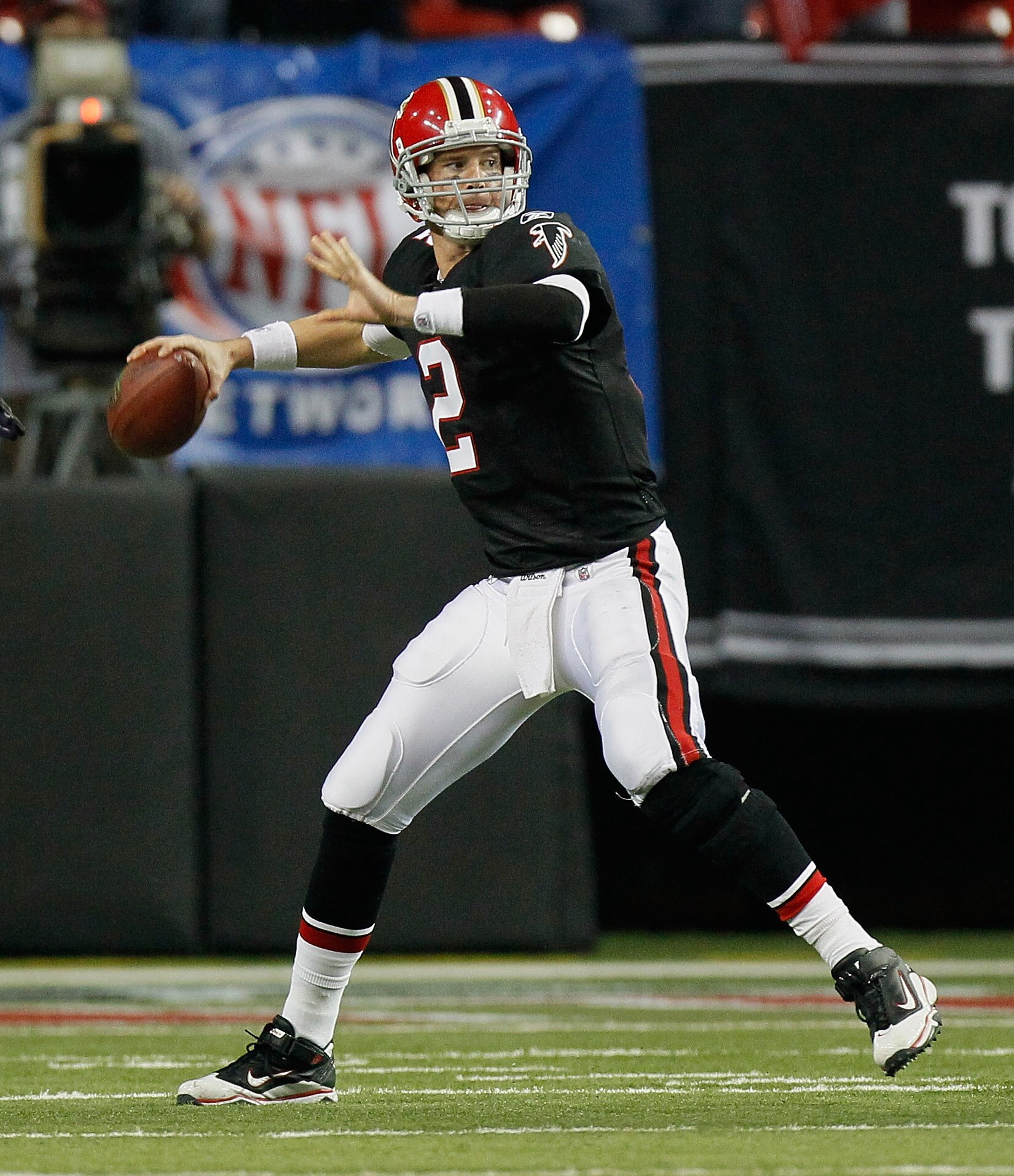 ATLANTA - NOVEMBER 11:  Quarterback Matt Ryan #2 of the Atlanta Falcons against the Baltimore Ravens at Georgia Dome on November 11, 2010 in Atlanta, Georgia.  (Photo by Kevin C. Cox/Getty Images)