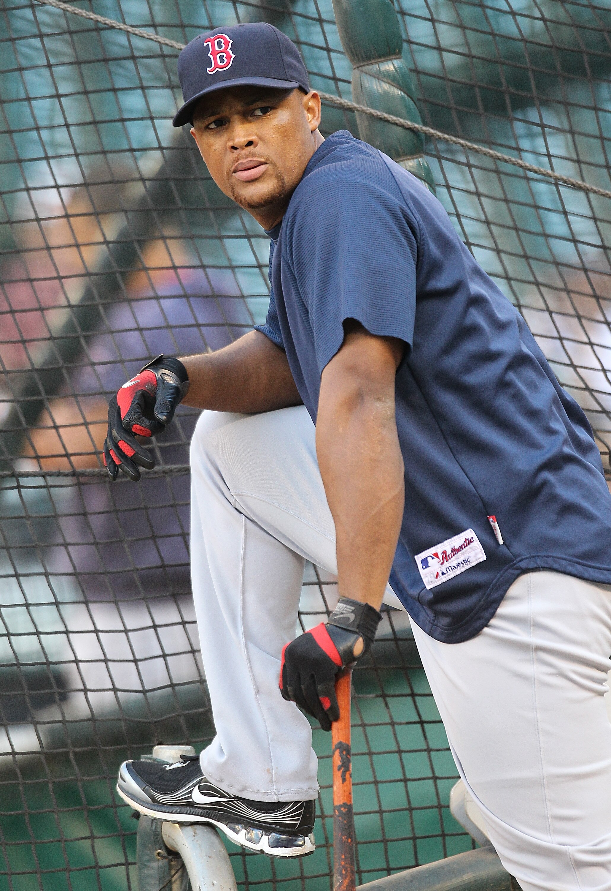 SEATTLE - SEPTEMBER 13:  Adrian Beltre #29 of the Boston Red Sox waits to hit during batting practice prior to the game against the Seattle Mariners at Safeco Field on September 13, 2010 in Seattle, Washington. (Photo by Otto Greule Jr/Getty Images)