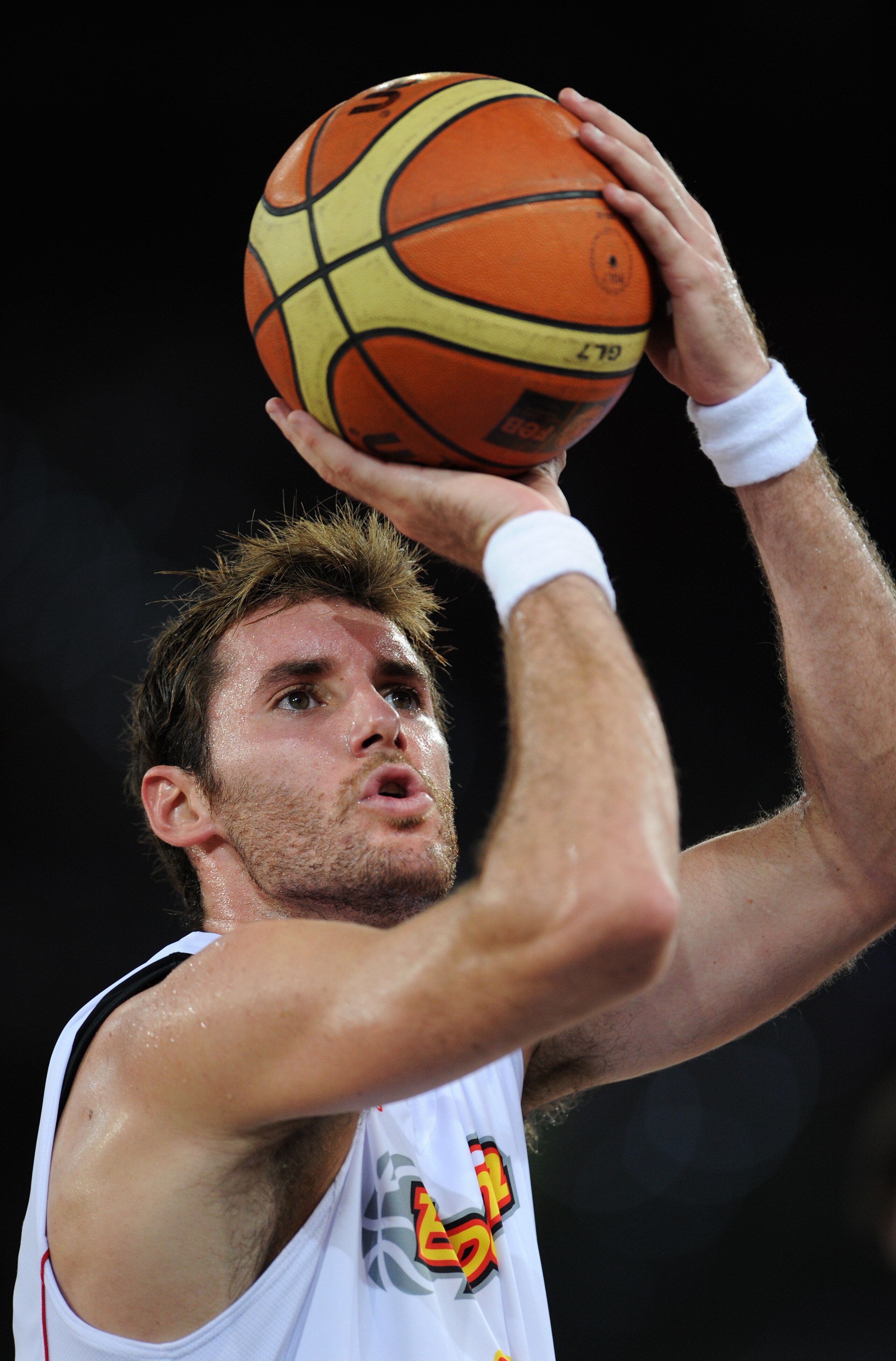 MADRID, SPAIN - AUGUST 22:  Rudy Fernandez of Spain in action during a friendly basketball game between Spain and the USA at La Caja Magica on August 22, 2010 in Madrid, Spain.  (Photo by Jasper Juinen/Getty Images)