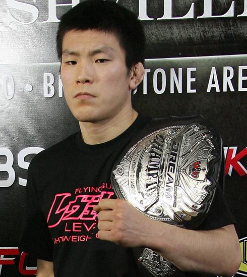 Dream Lightweight Champion, Shinya Aoki