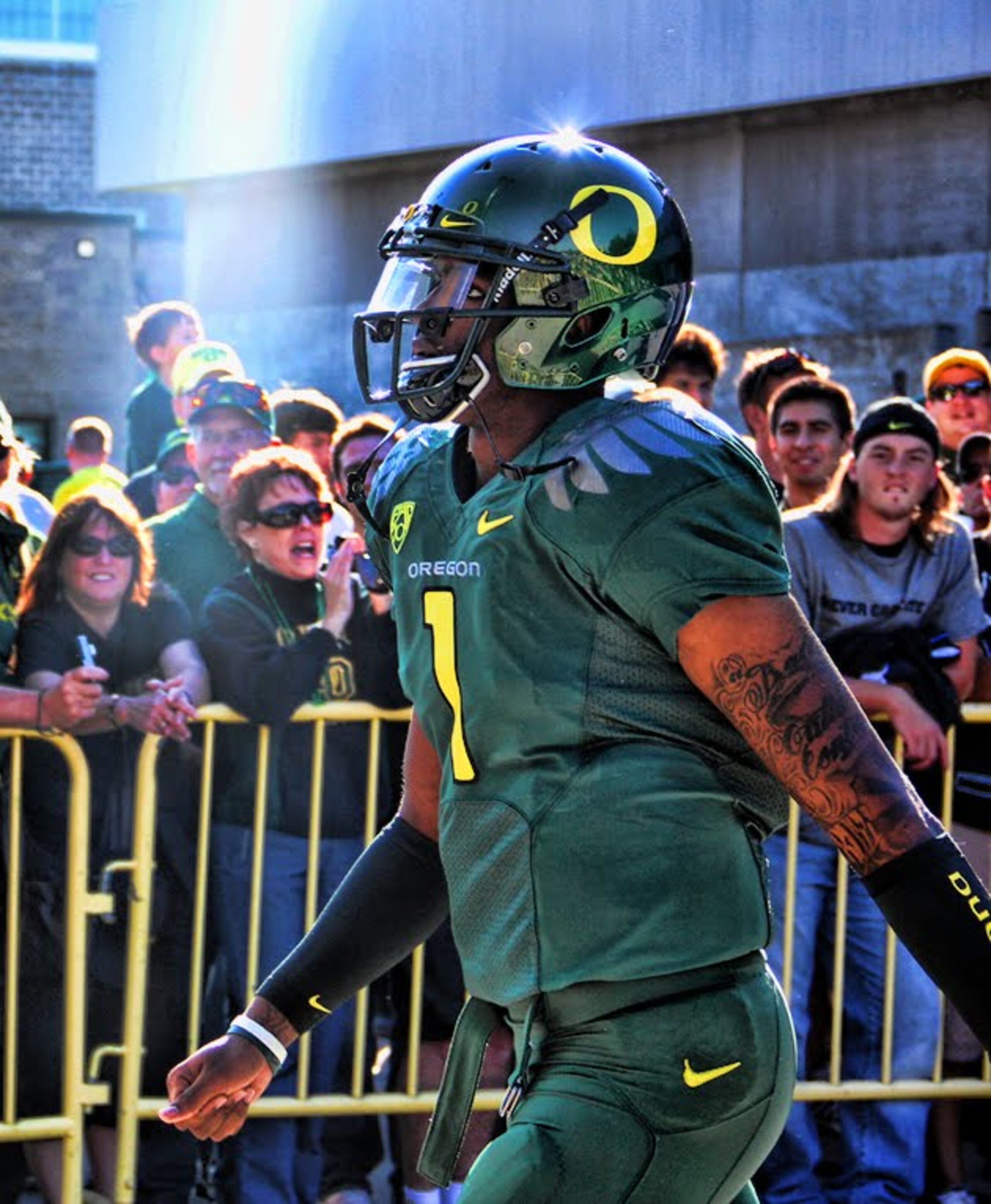 Touched by the QB Gods. Photo by Joel Conrad Bechtolt