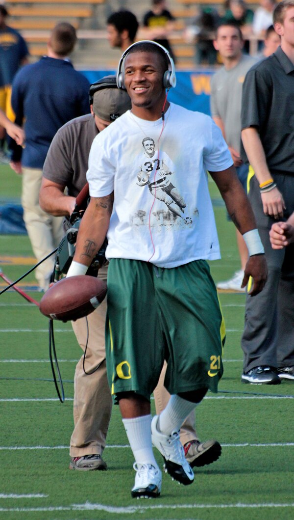 LaMichael James as Doak Walker, Texas Ranger.  Photo by Joel Conrad Bechtolt