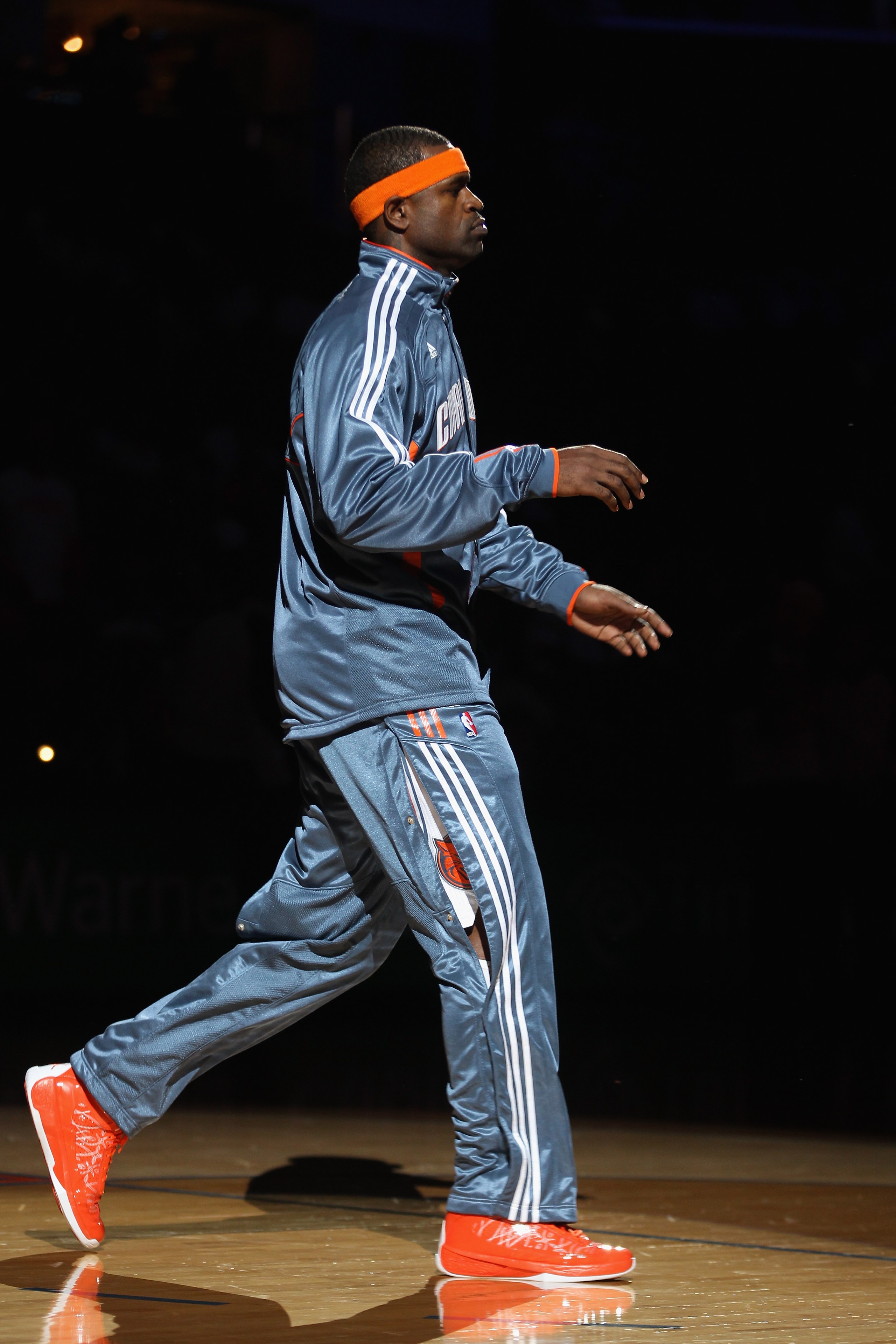 CHARLOTTE, NC - NOVEMBER 08:  Stephen Jackson #1 of the Charlotte Bobcats against the San Antonio at Time Warner Cable Arena on November 8, 2010 in Charlotte, North Carolina.  NOTE TO USER: User expressly acknowledges and agrees that, by downloading and/o